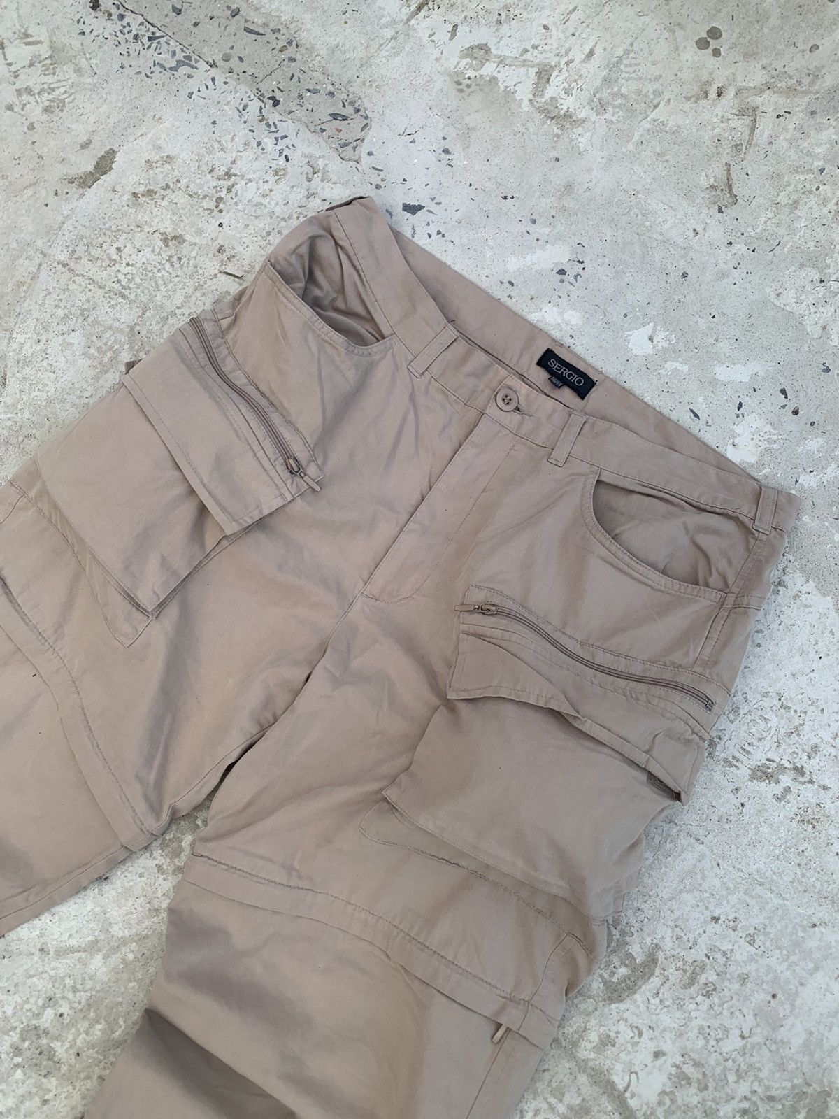 Japanese Brand × Vintage Vintage Cargo Transformer y2k Pants Size US 34 / EU 50 - 5 Thumbnail