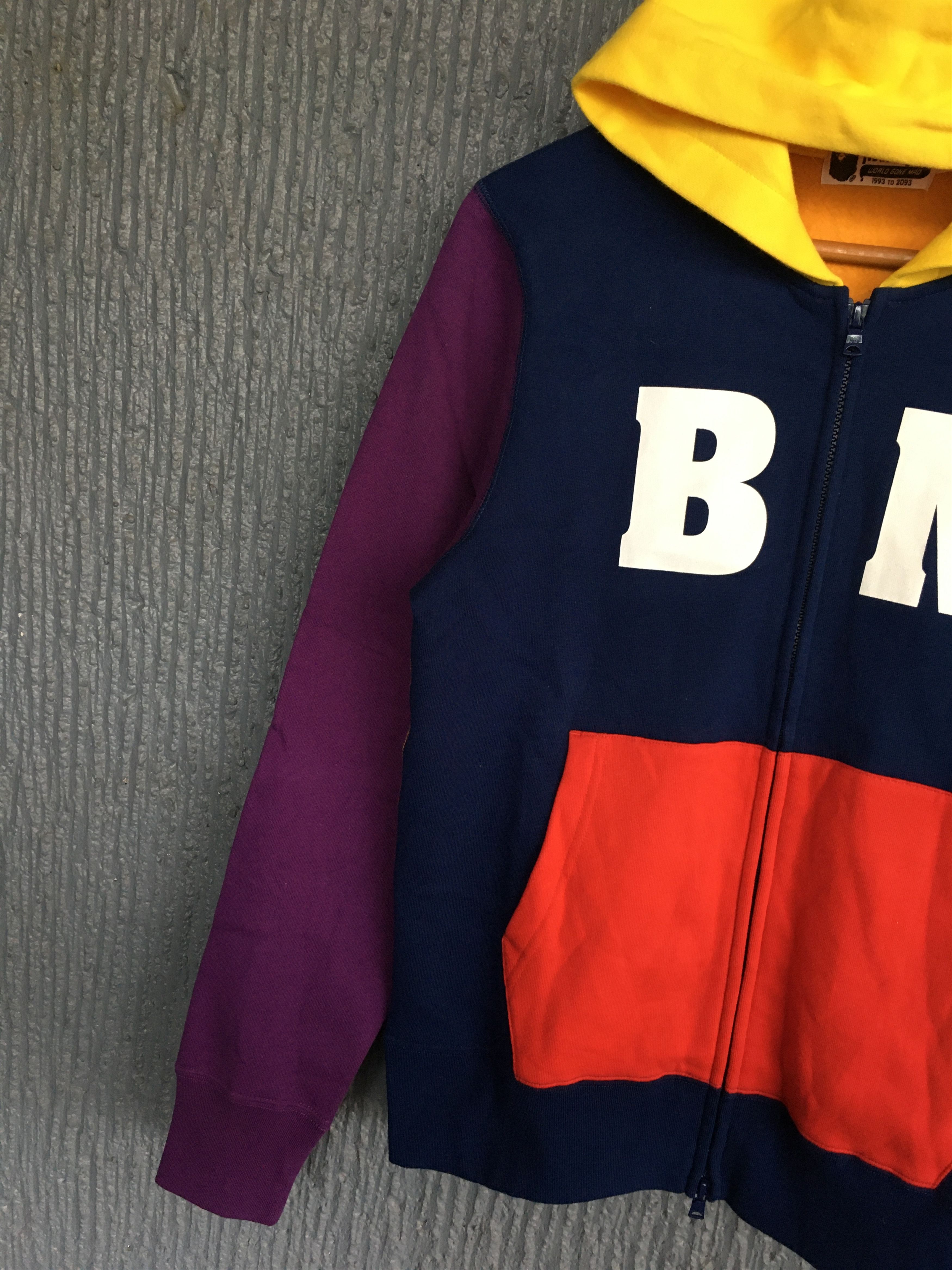 Bape Baby Milo Color Block Hoodie Size US S / EU 44-46 / 1 - 3 Thumbnail