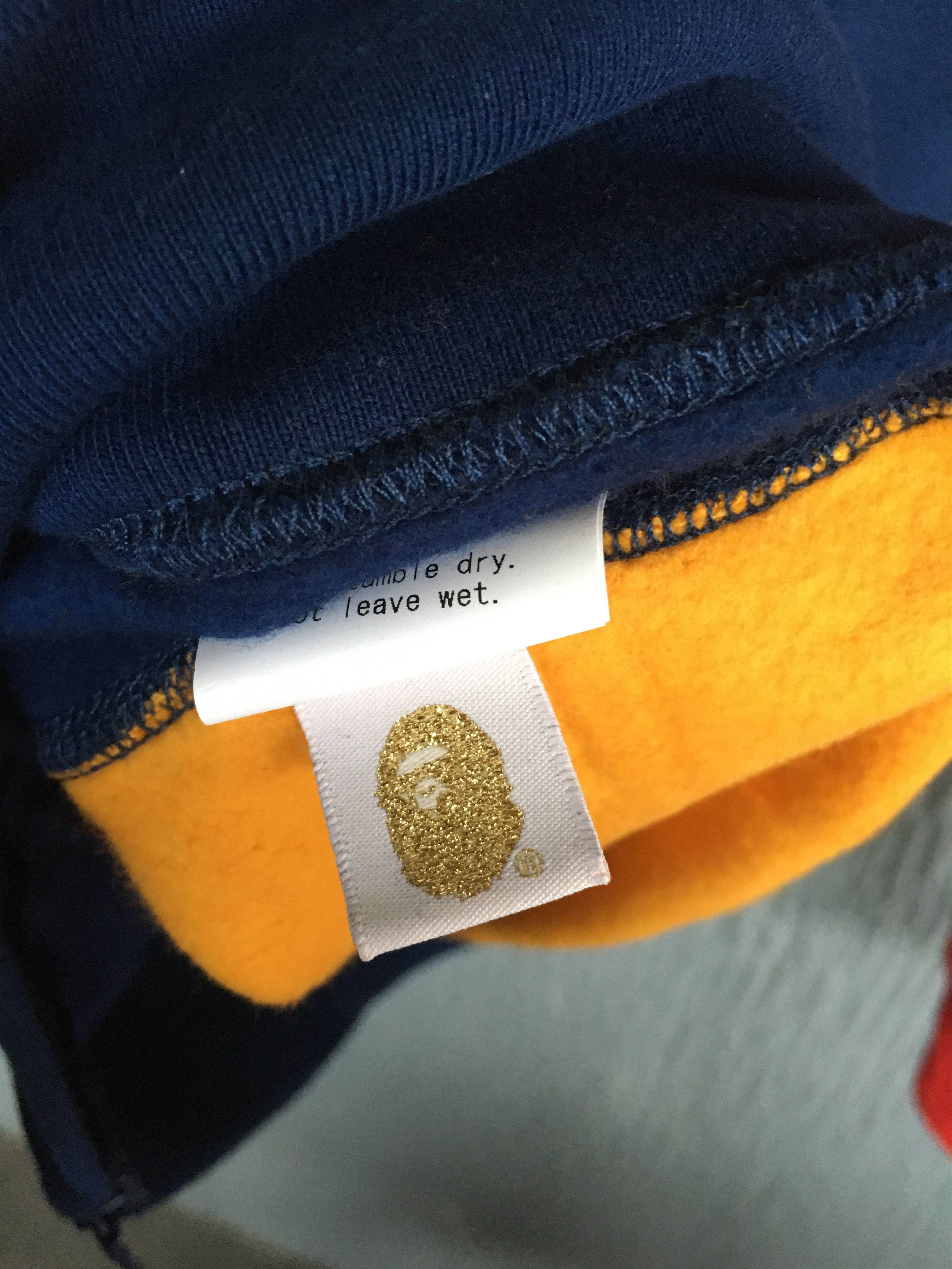 Bape Baby Milo Color Block Hoodie Size US S / EU 44-46 / 1 - 11 Thumbnail