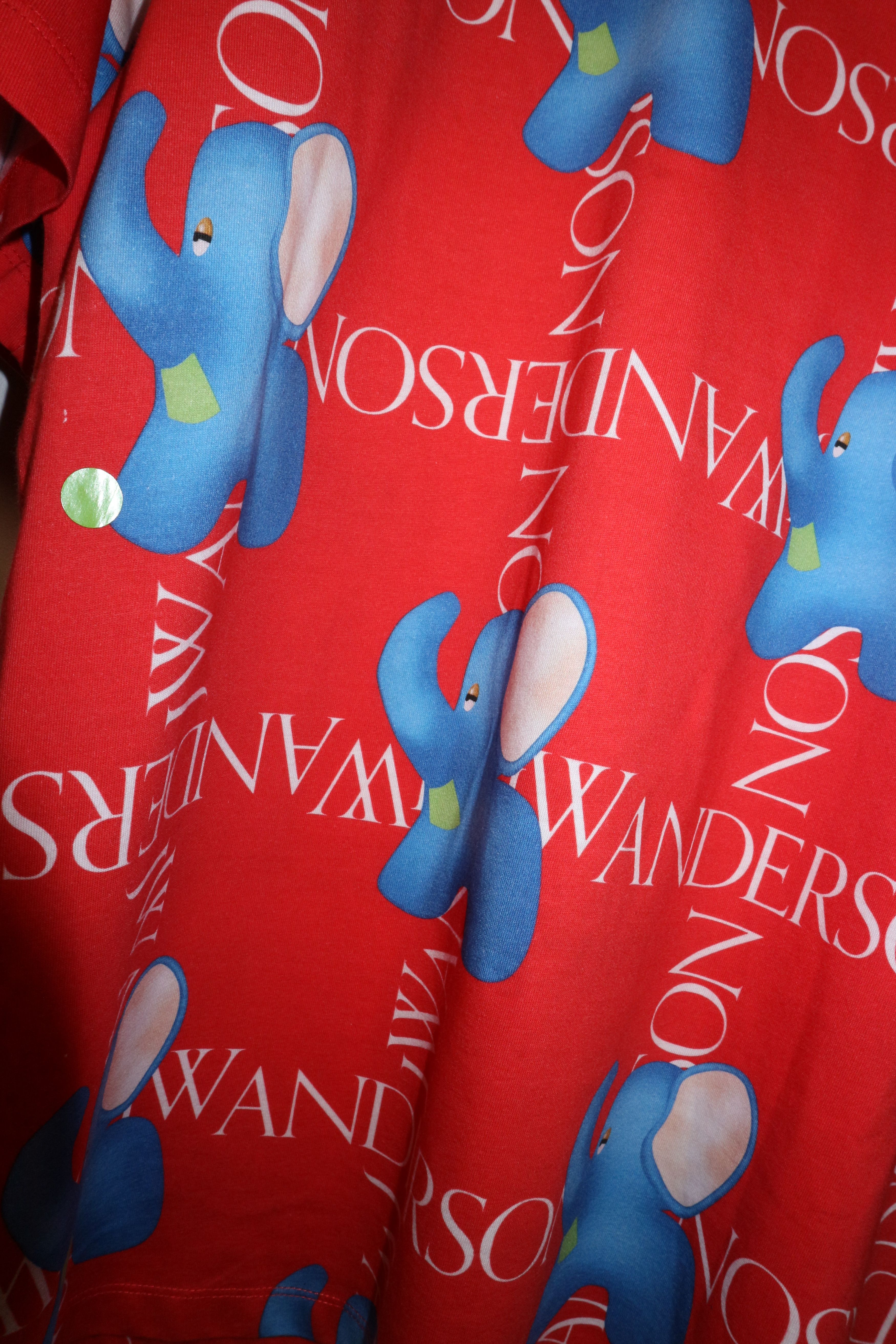 JW Anderson Elephant print t-shirt Size US S / EU 44-46 / 1 - 6 Thumbnail