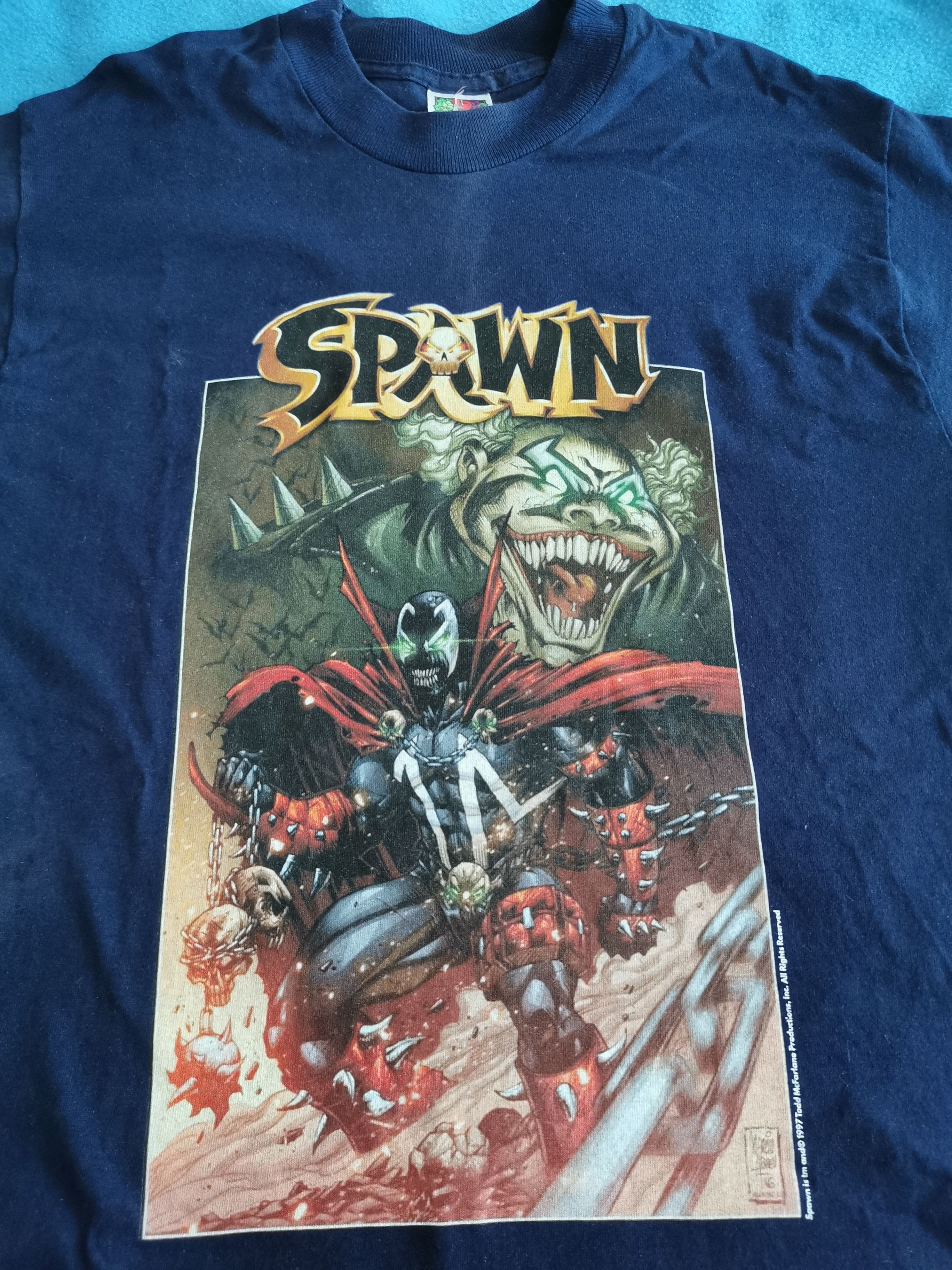 Very Rare Vintage Spawn Todd Mcfarlane Comic Tshirt