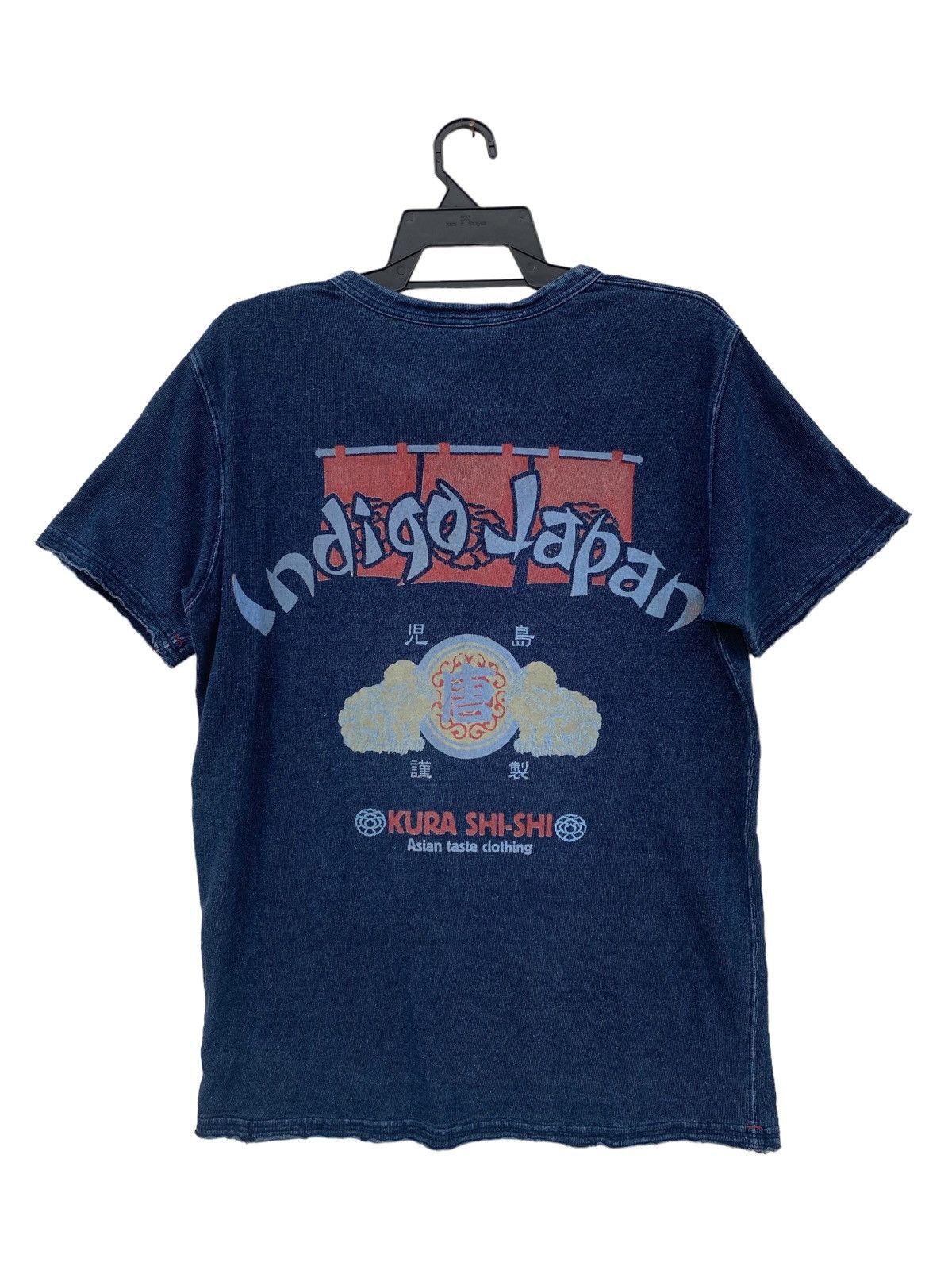 Eternal Eternal Indigo Japan Spellout Tees Size US L / EU 52-54 / 3 - 1 Thumbnail