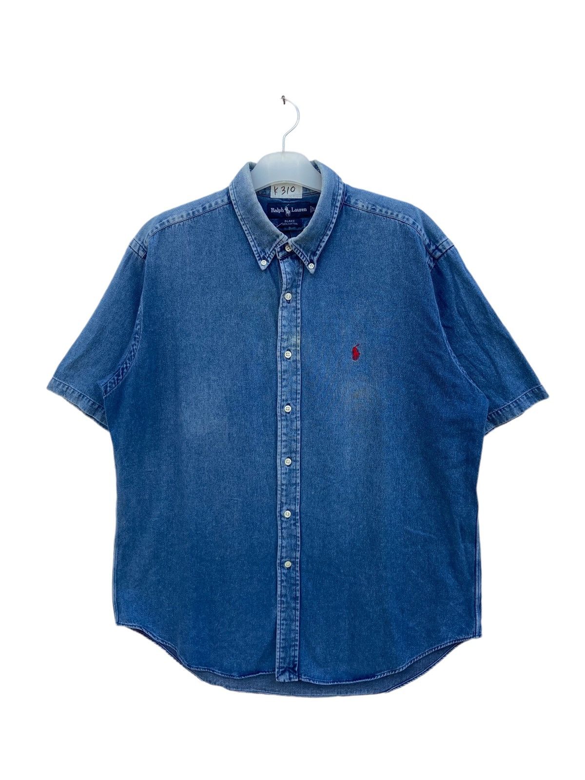 Polo Ralph Lauren Vintage Polo Ralph Lauren Blake Denim Shirt Size US XL / EU 56 / 4 - 1 Thumbnail