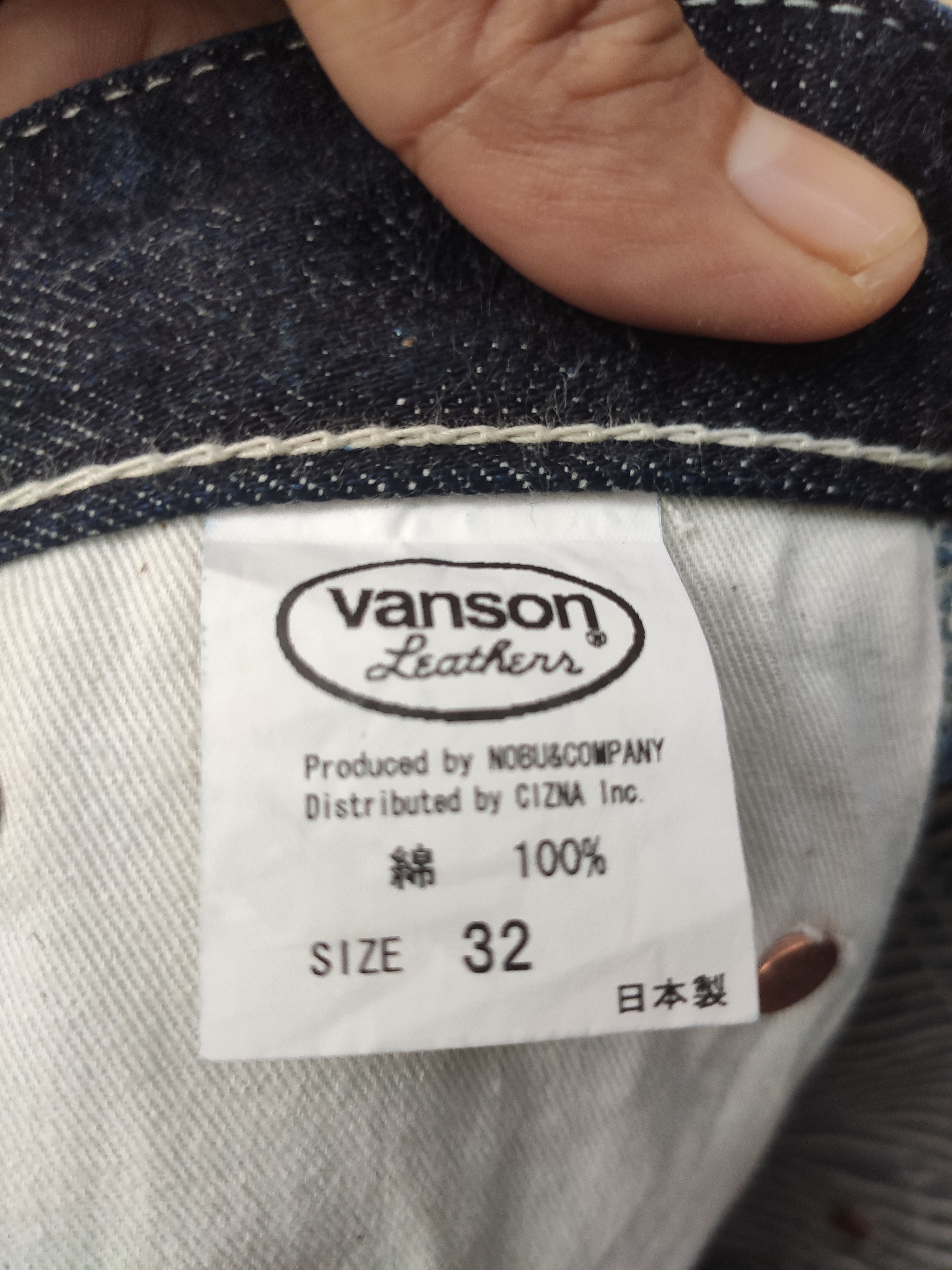 Vanson Leathers Vintage Vanson Leathers Hickory pants wabash workwear Size US 32 / EU 48 - 15 Thumbnail