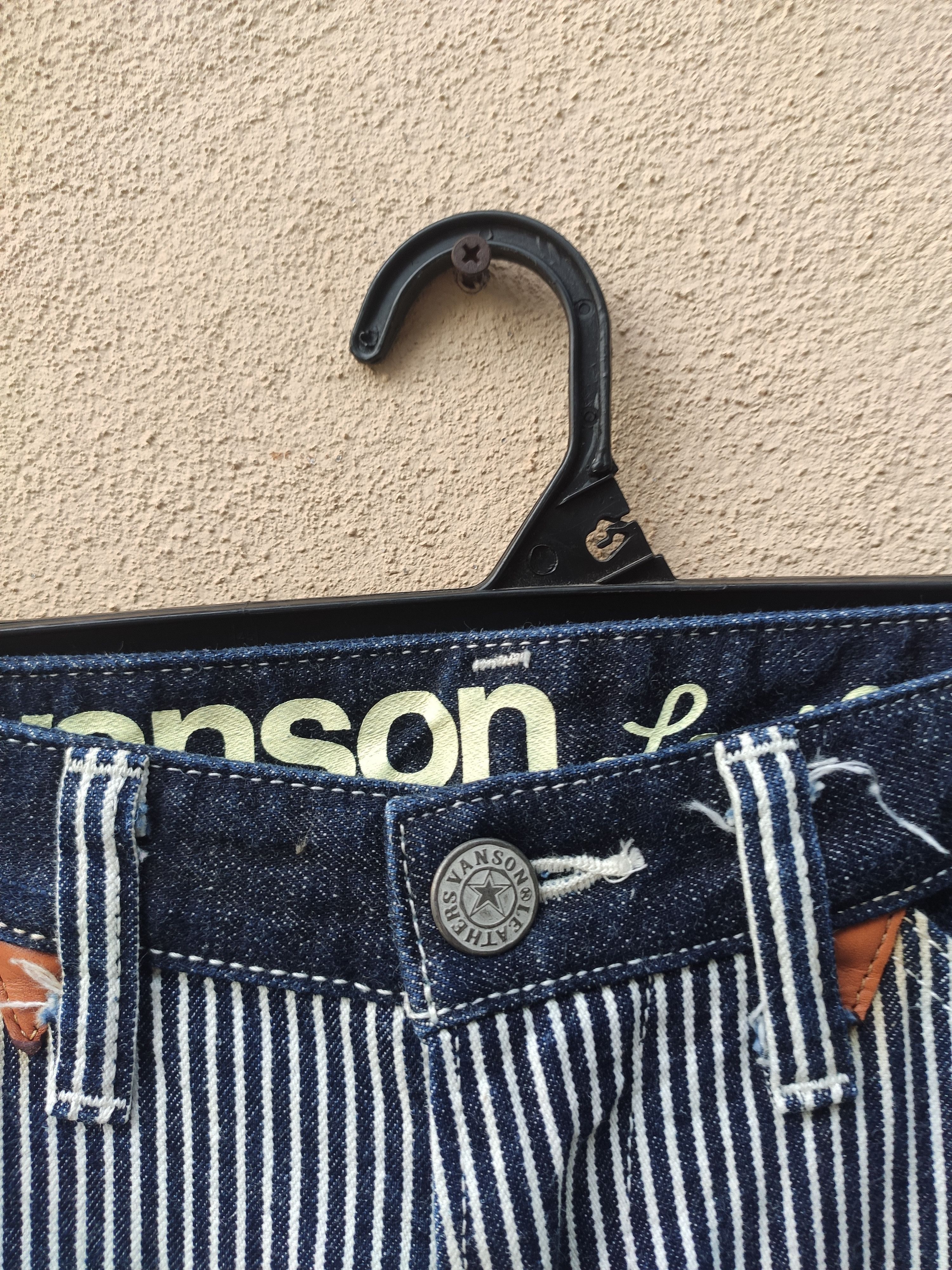 Vanson Leathers Vintage Vanson Leathers Hickory pants wabash workwear Size US 32 / EU 48 - 12 Thumbnail