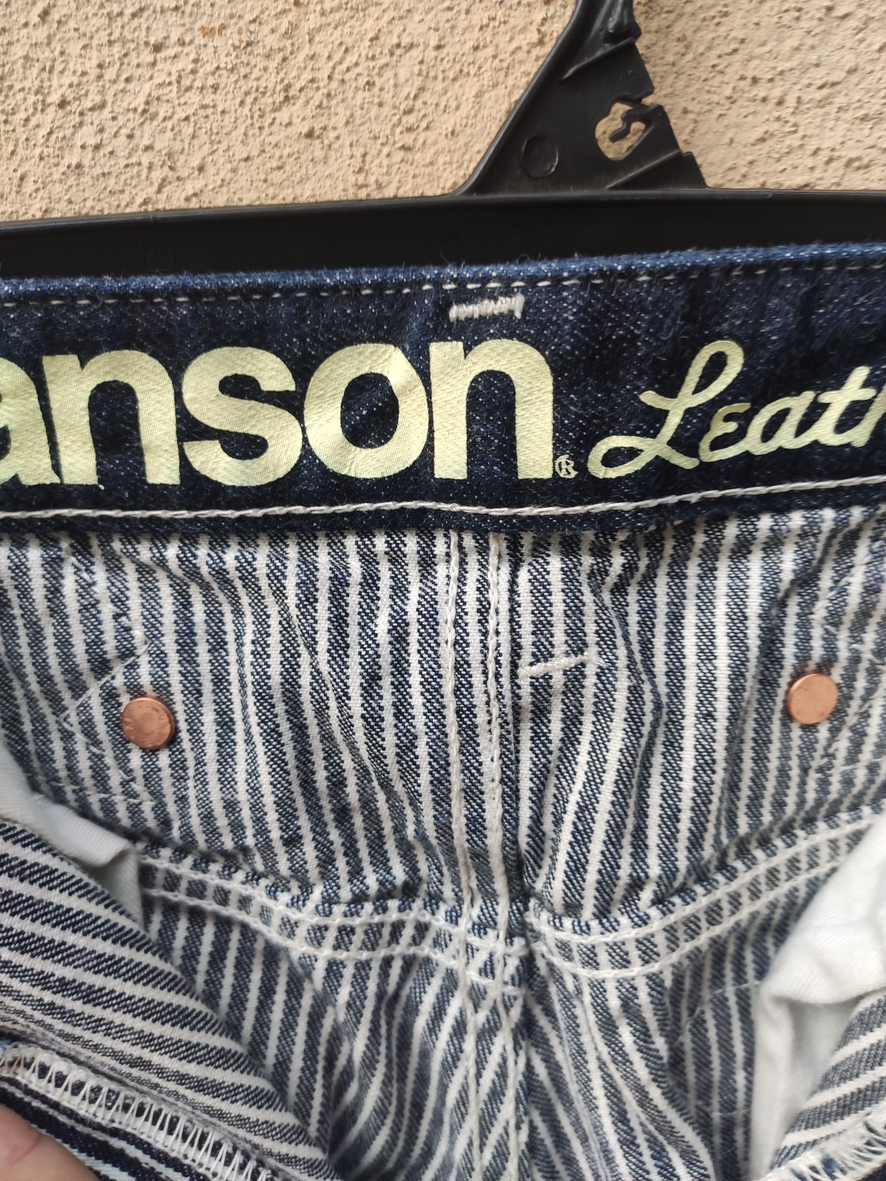 Vanson Leathers Vintage Vanson Leathers Hickory pants wabash workwear Size US 32 / EU 48 - 18 Thumbnail