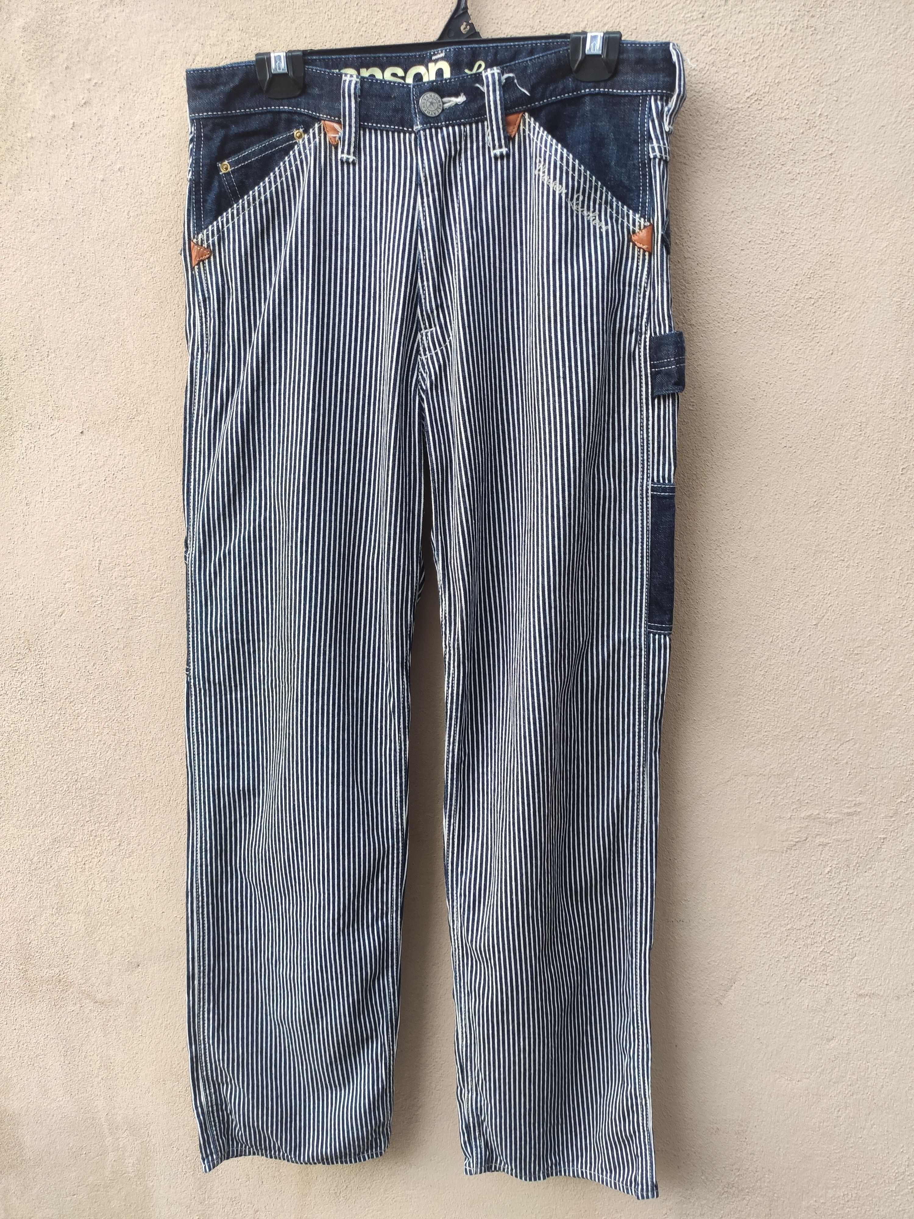 Vanson Leathers Vintage Vanson Leathers Hickory pants wabash workwear Size US 32 / EU 48 - 2 Thumbnail