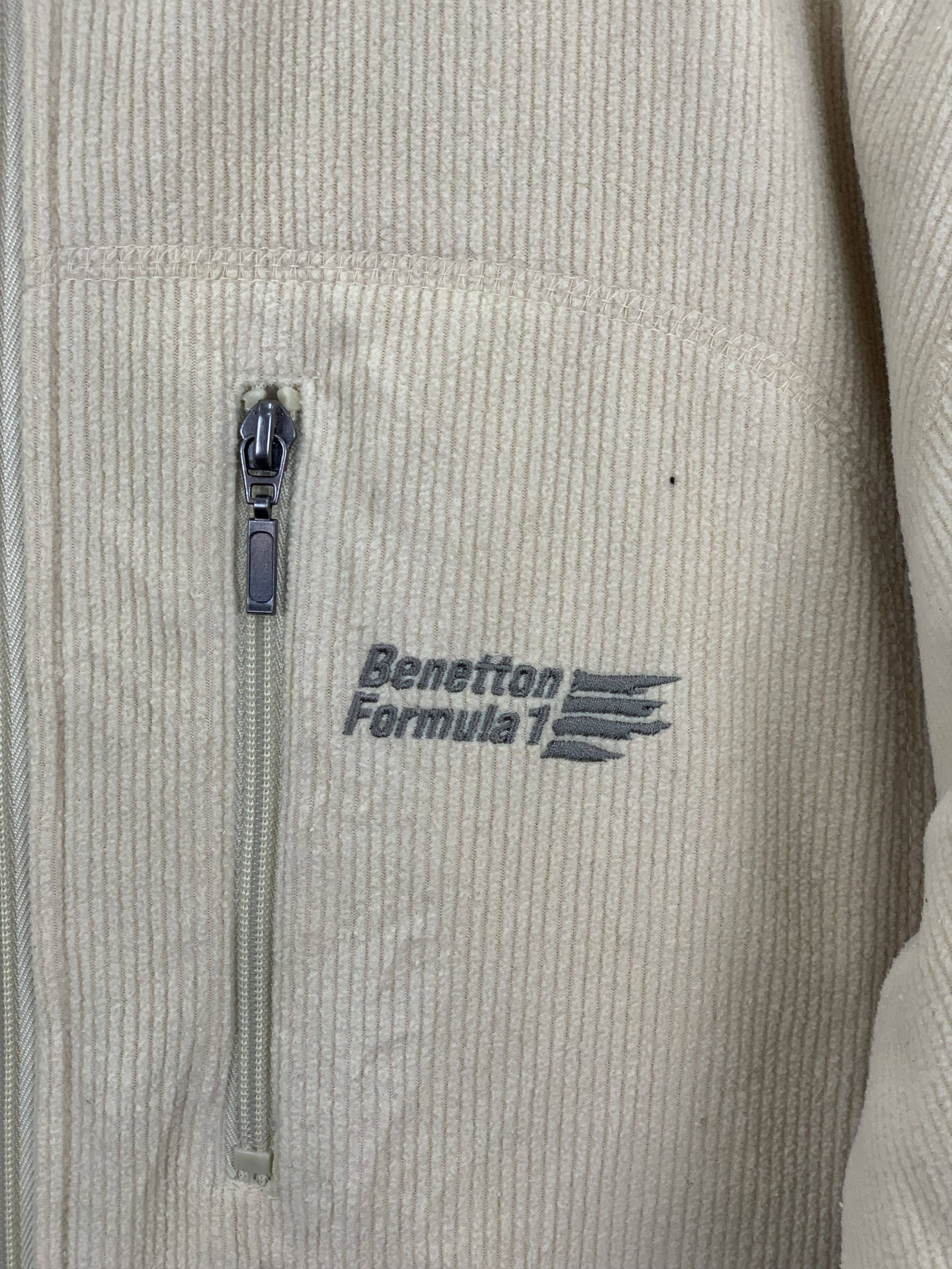 Benetton Vintage Benetton Formula 1 Fleece Racing Jacket J0885 Size US L / EU 52-54 / 3 - 6 Thumbnail