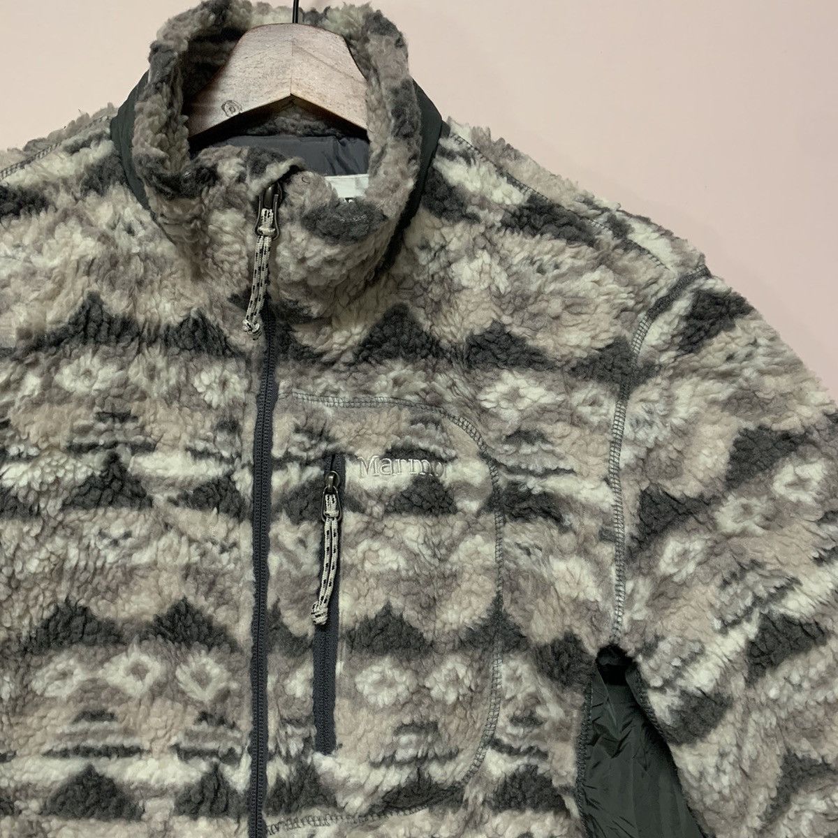 Marmot × The Mountain Marmot Limited Tribal Native Very Rare Sherpa Fleece Jacket Size US M / EU 48-50 / 2 - 3 Thumbnail