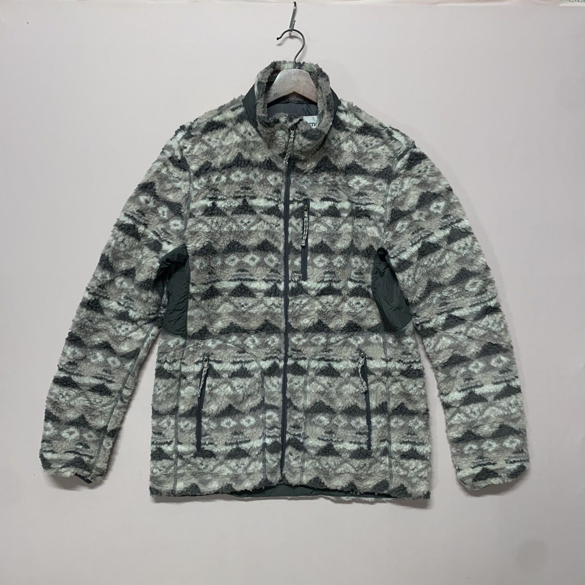 Marmot × The Mountain Marmot Limited Tribal Native Very Rare Sherpa Fleece Jacket Size US M / EU 48-50 / 2 - 2 Thumbnail