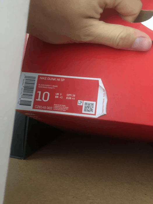 Nike Dunk Hi SP - Varsity Maize Size US 10 / EU 43 - 4 Thumbnail