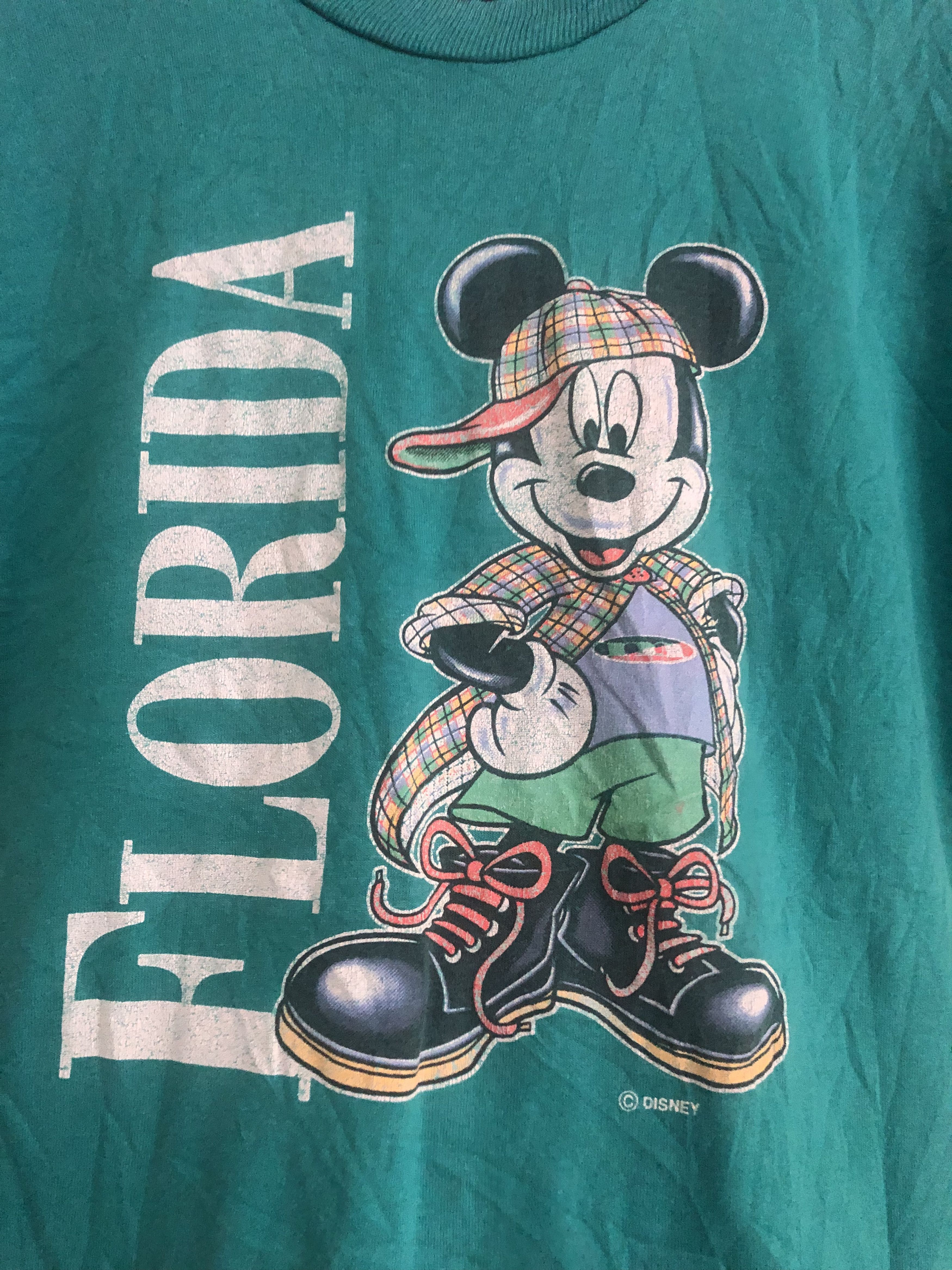 Disney Vintage Mickey Mouse Florida Tshirt Size US L / EU 52-54 / 3 - 2 Thumbnail