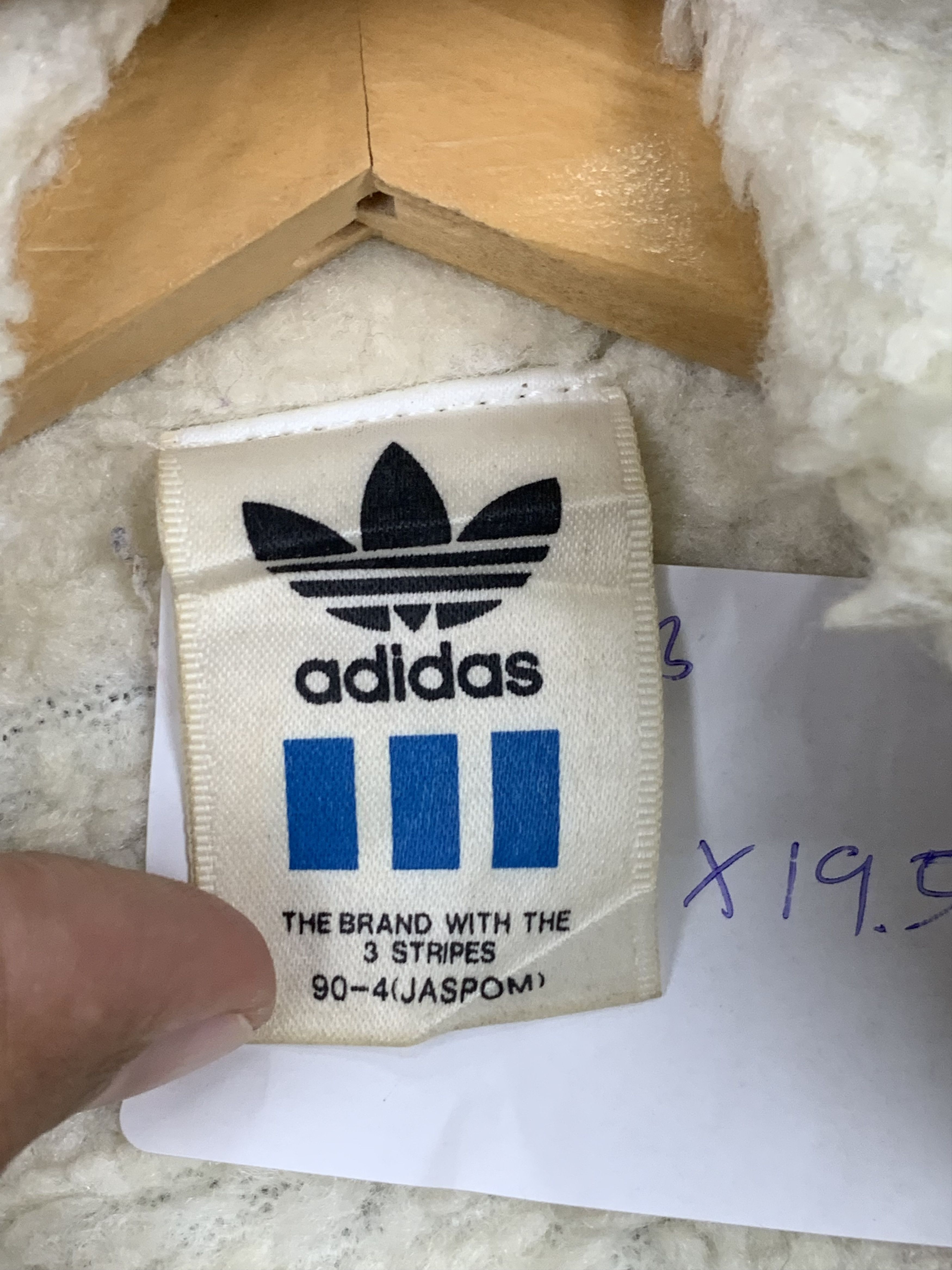 Adidas × Vintage Vintage 90s Adidas Long Hoodie Jacket Size US L / EU 52-54 / 3 - 5 Thumbnail
