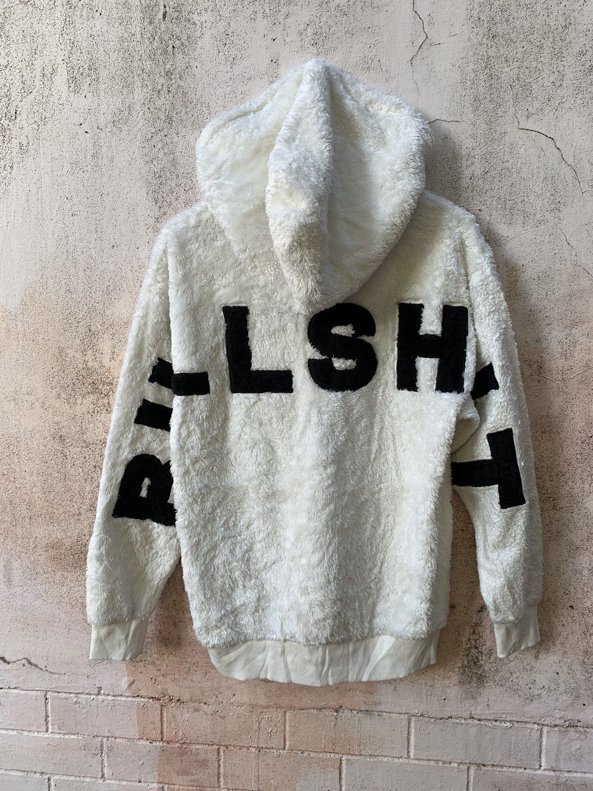 image of Ragout: Bullshit Embroidered Hoodie in White, Men's (Size Medium)