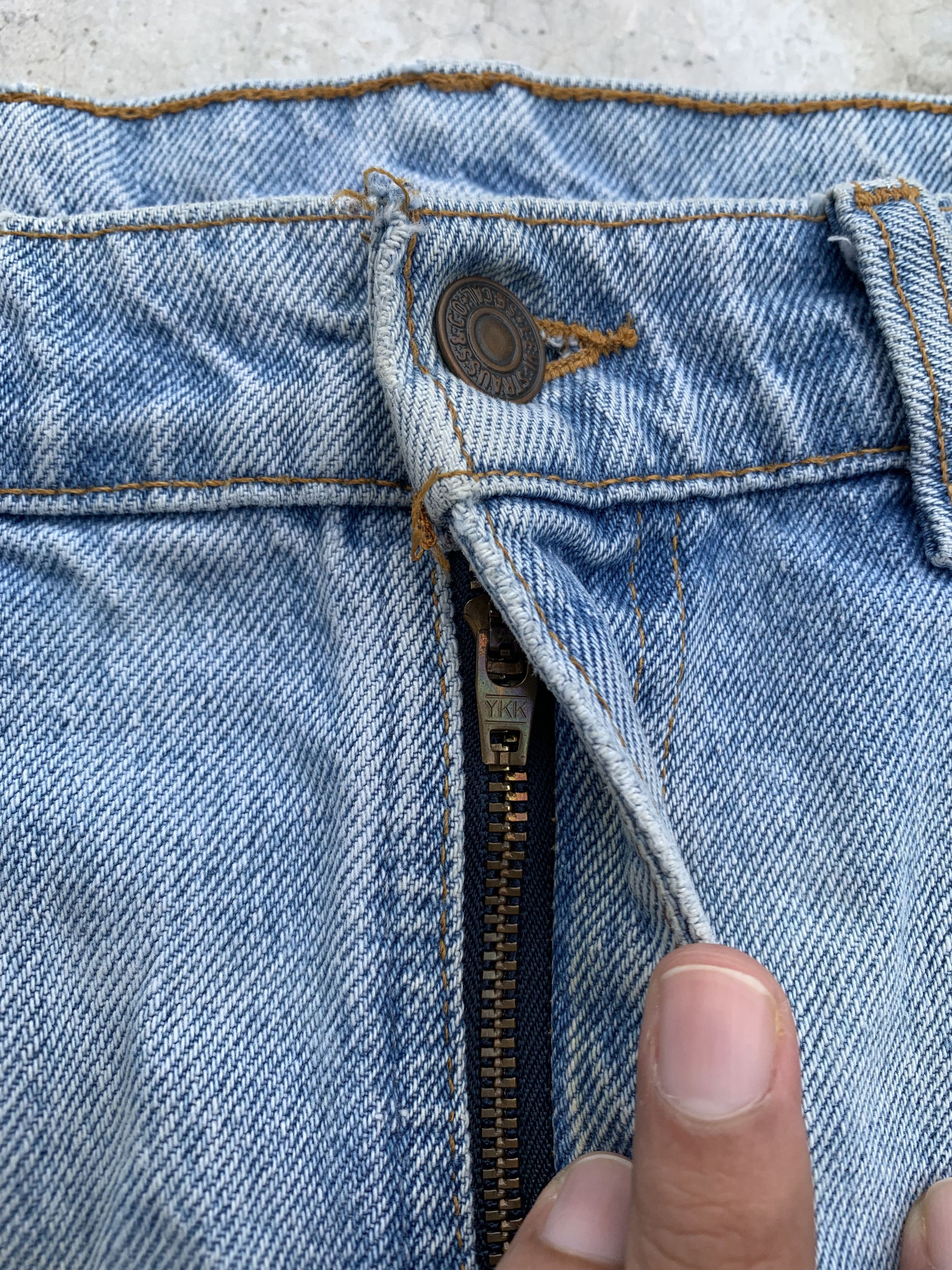 Levi's Vintage Levis Orange Tab Denim Skirt Size 33" - 6 Thumbnail