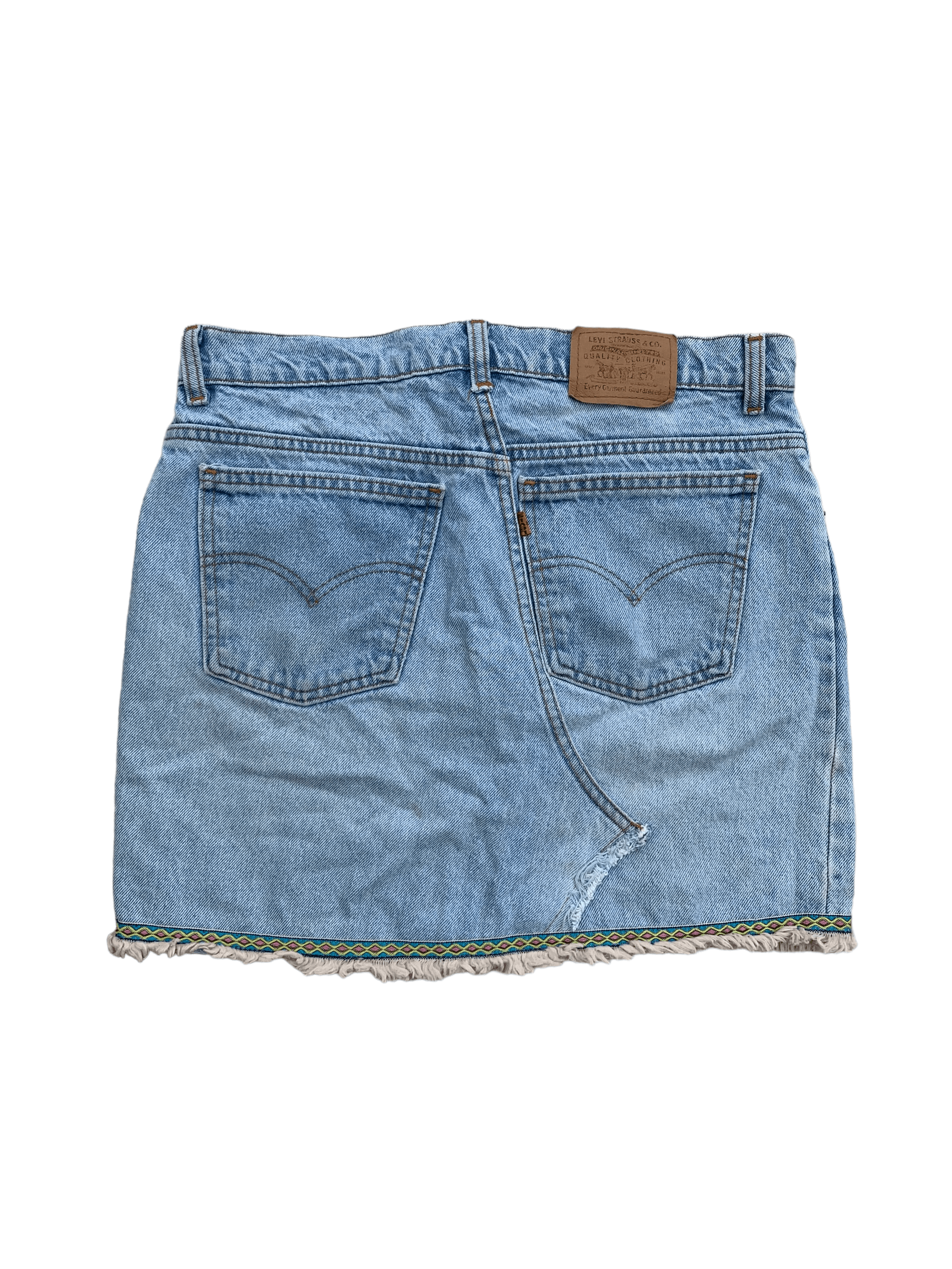 Levi's Vintage Levis Orange Tab Denim Skirt Size 33" - 2 Thumbnail