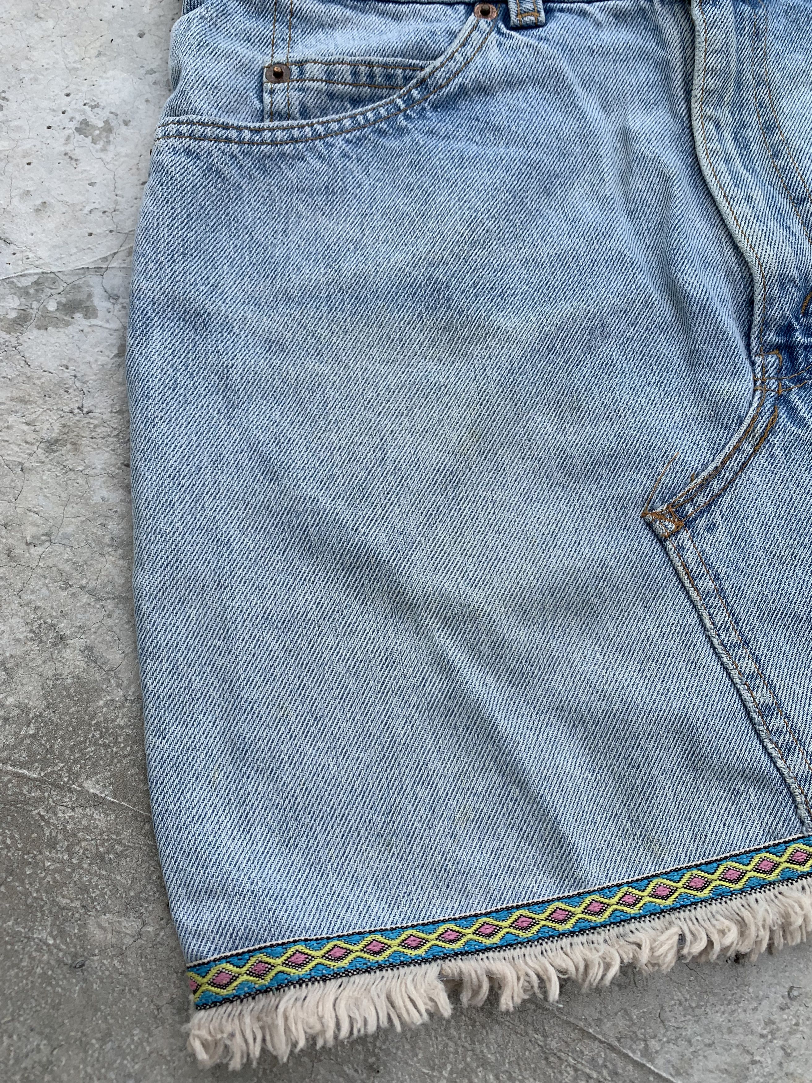 Levi's Vintage Levis Orange Tab Denim Skirt Size 33" - 4 Thumbnail