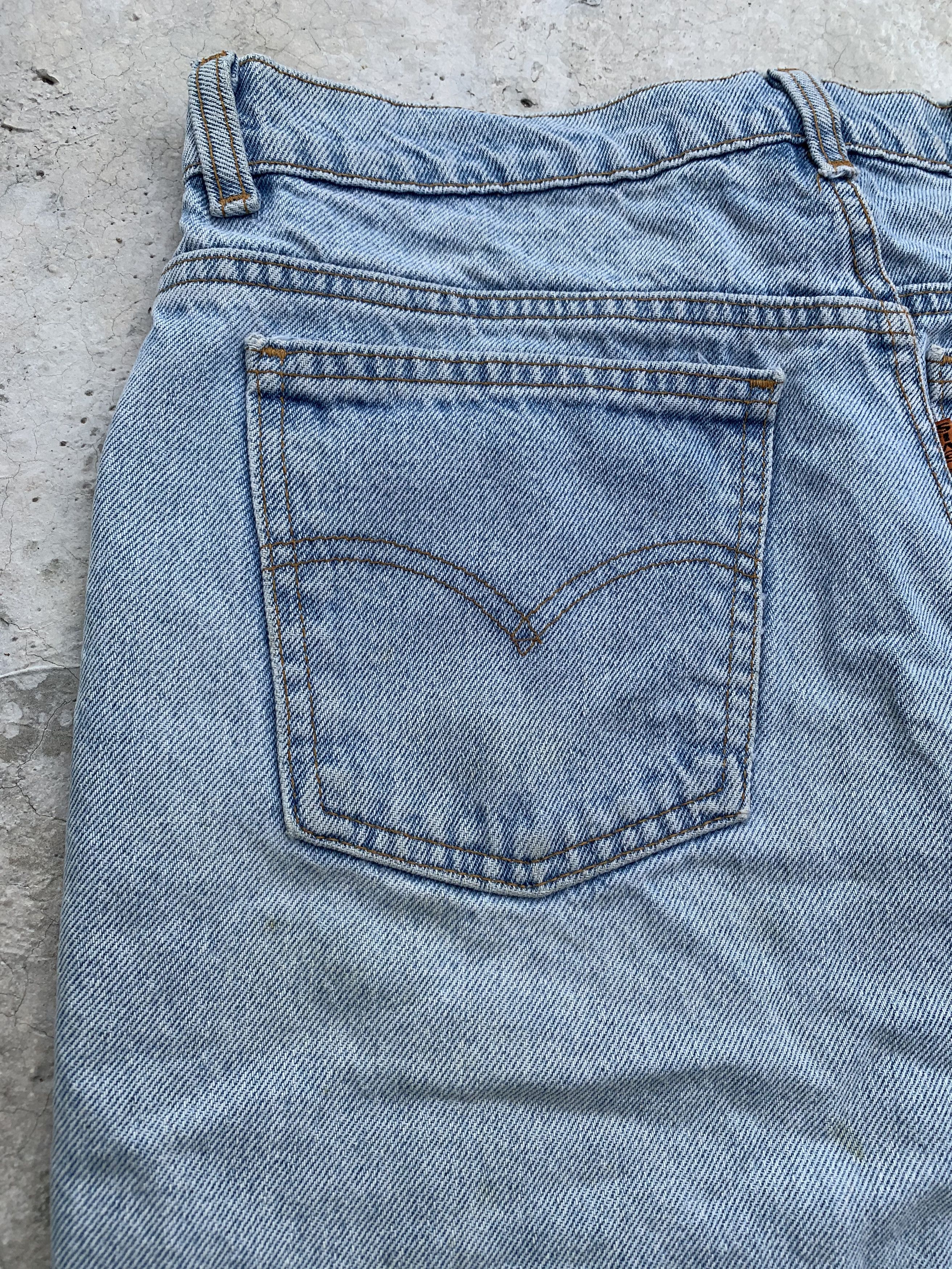 Levi's Vintage Levis Orange Tab Denim Skirt Size 33" - 8 Thumbnail