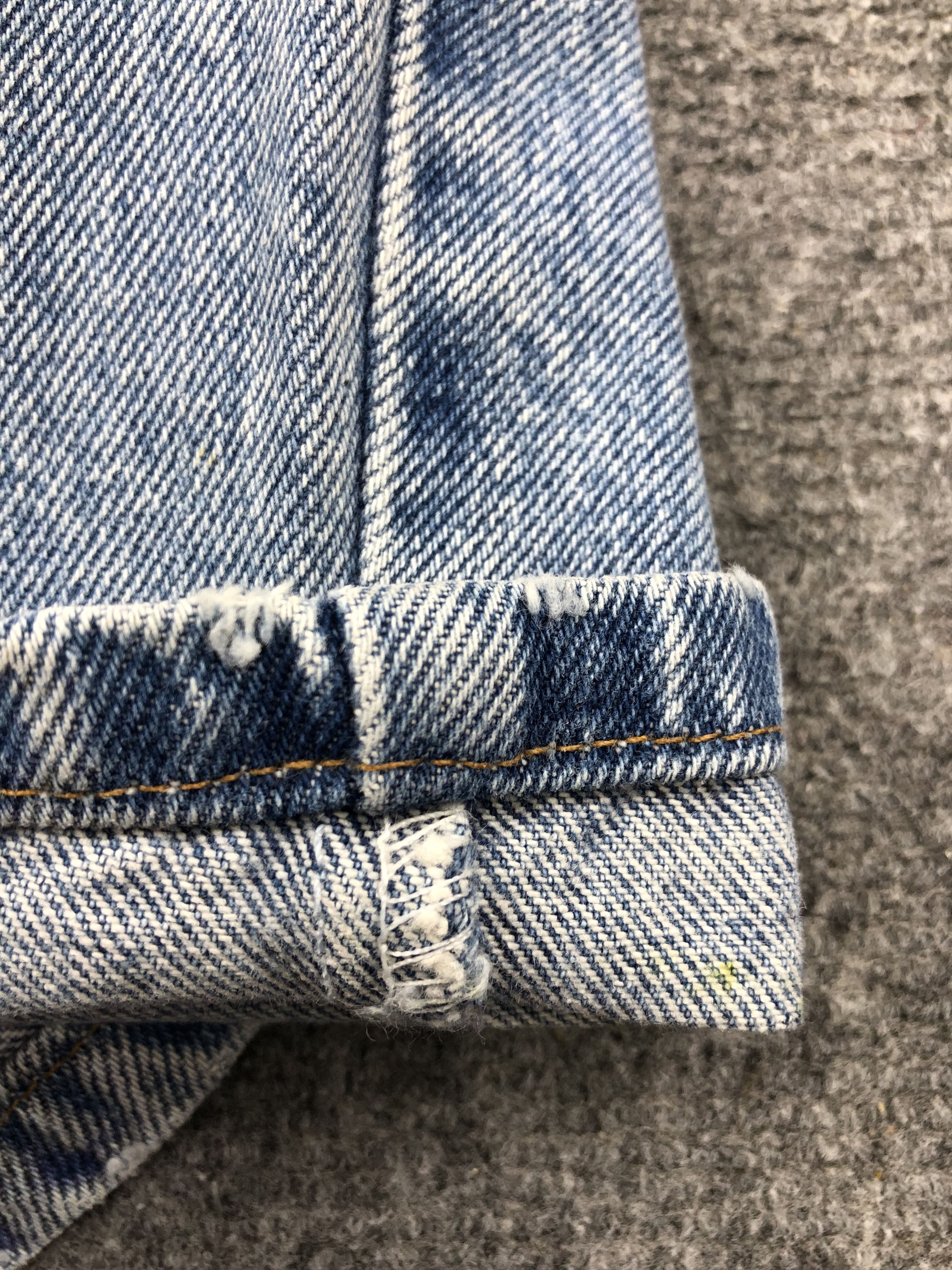Levi's Vintage 90s Levis 550 Faded Blue Jeans DP1363 Size US 30 / EU 46 - 9 Thumbnail