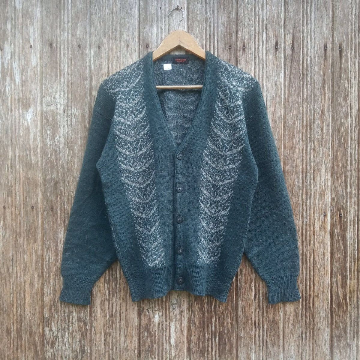 Japanese Brand Lord John Made in Japan Wool Style Cardigan Button UPS Size US M / EU 48-50 / 2 - 1 Thumbnail