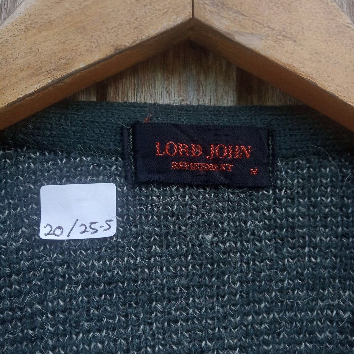 Japanese Brand Lord John Made in Japan Wool Style Cardigan Button UPS Size US M / EU 48-50 / 2 - 5 Thumbnail