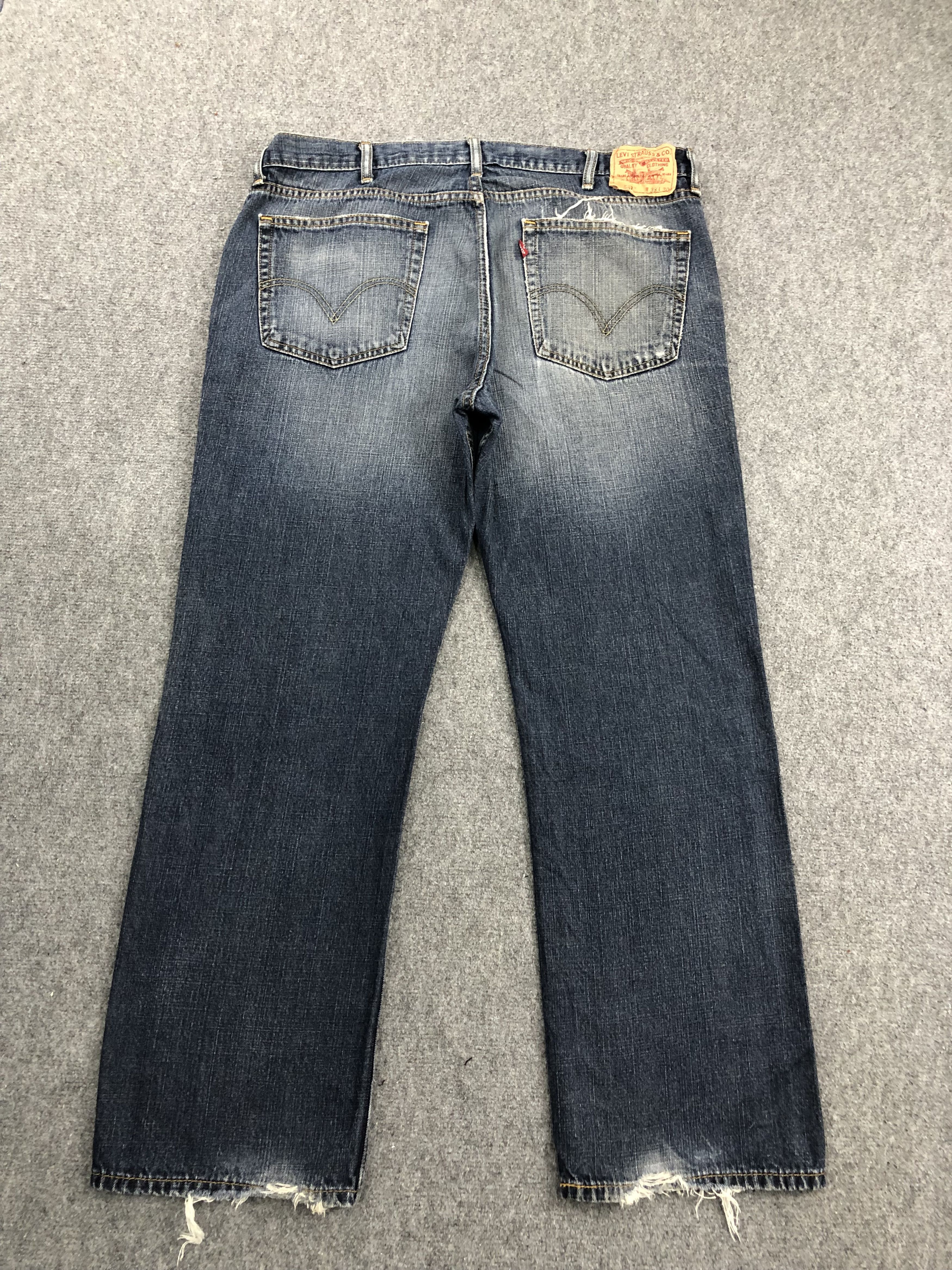 Levi's × Vintage Vintage Levis 559 Faded Blue Jeans Size US 39 - 3 Thumbnail
