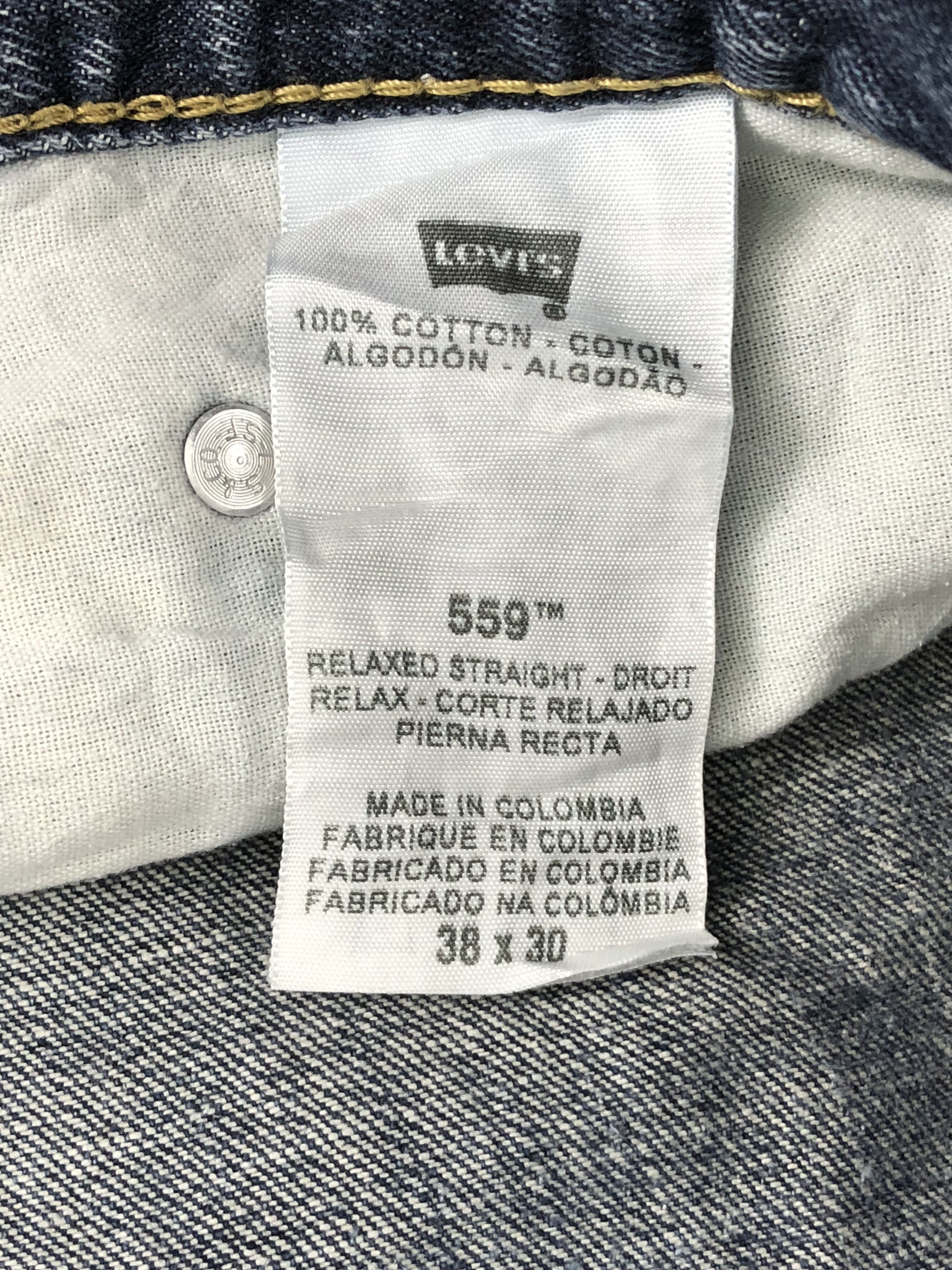 Levi's × Vintage Vintage Levis 559 Faded Blue Jeans Size US 39 - 6 Thumbnail