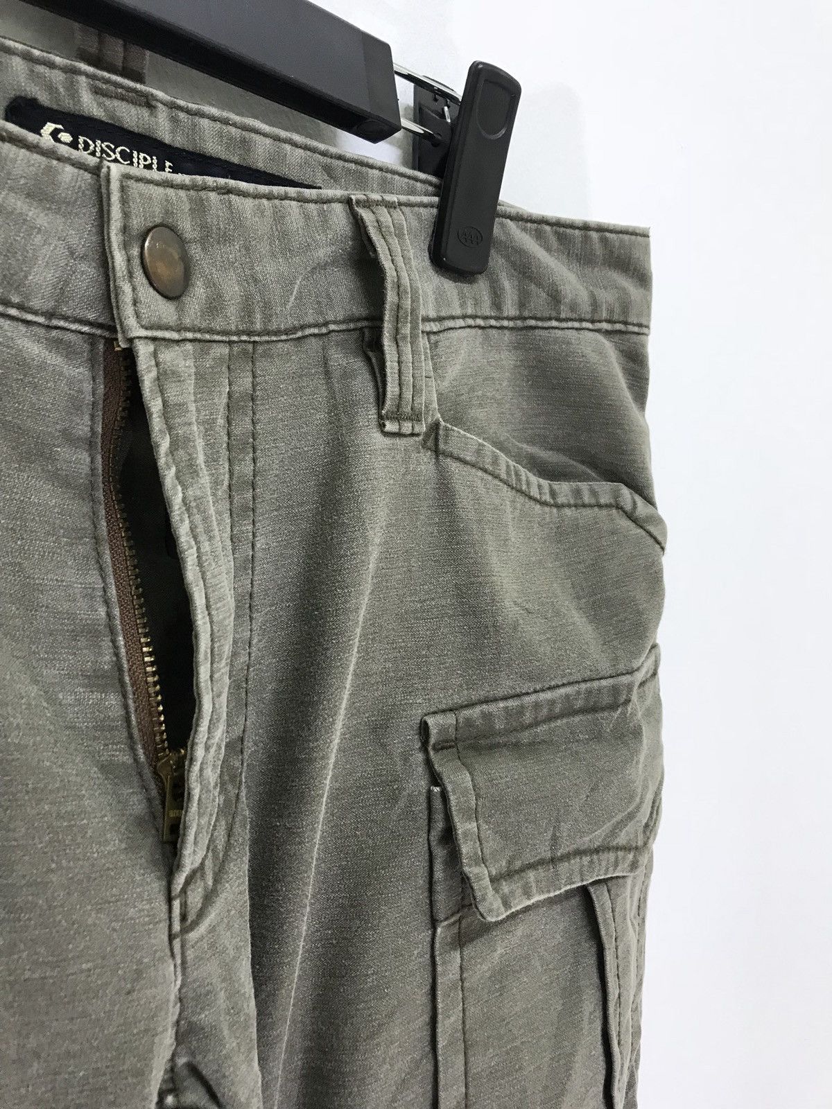 Japanese Brand Disciple Motorcyclist Cargo Slim Pant Elastic Size US 33 - 4 Thumbnail