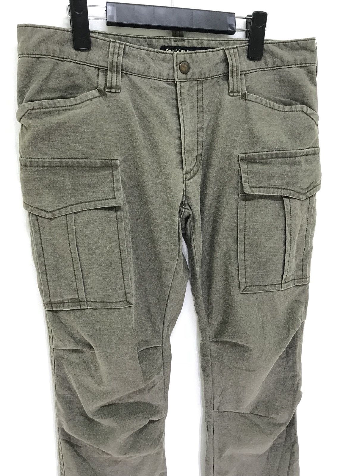 Japanese Brand Disciple Motorcyclist Cargo Slim Pant Elastic Size US 33 - 1 Thumbnail