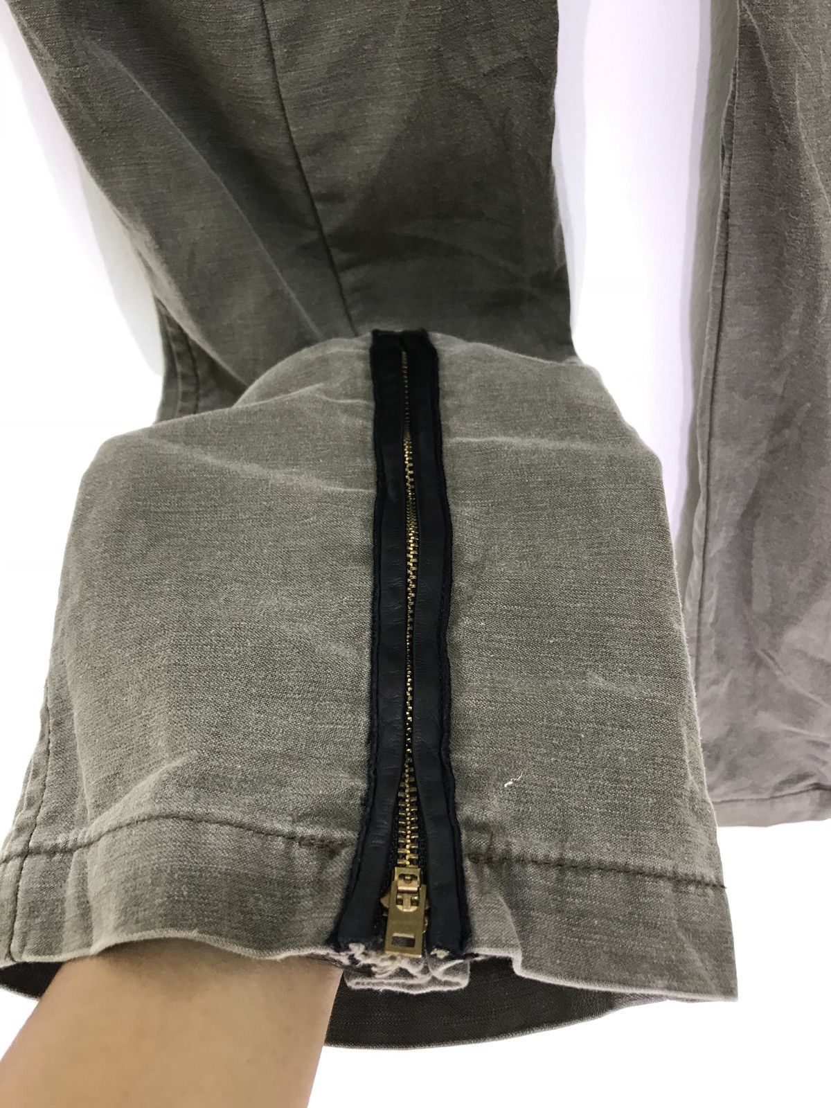 Japanese Brand Disciple Motorcyclist Cargo Slim Pant Elastic Size US 33 - 7 Thumbnail