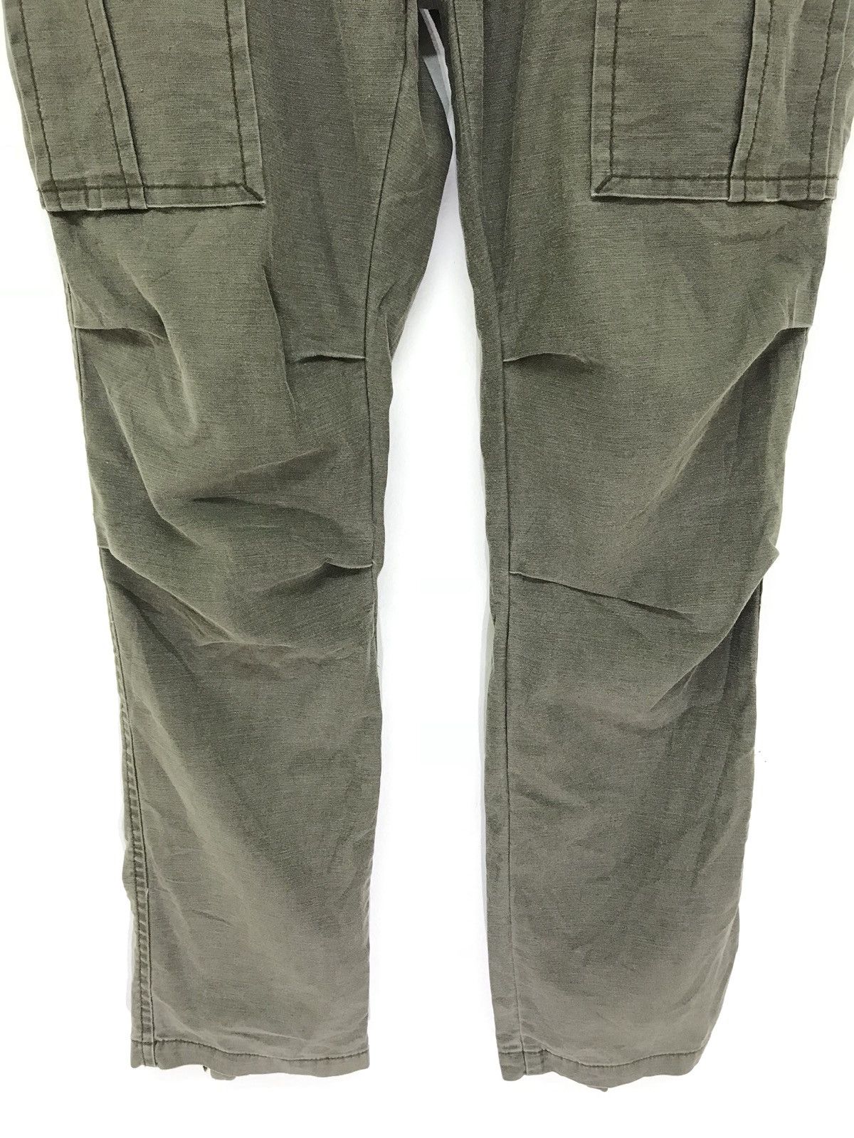 Japanese Brand Disciple Motorcyclist Cargo Slim Pant Elastic Size US 33 - 3 Thumbnail