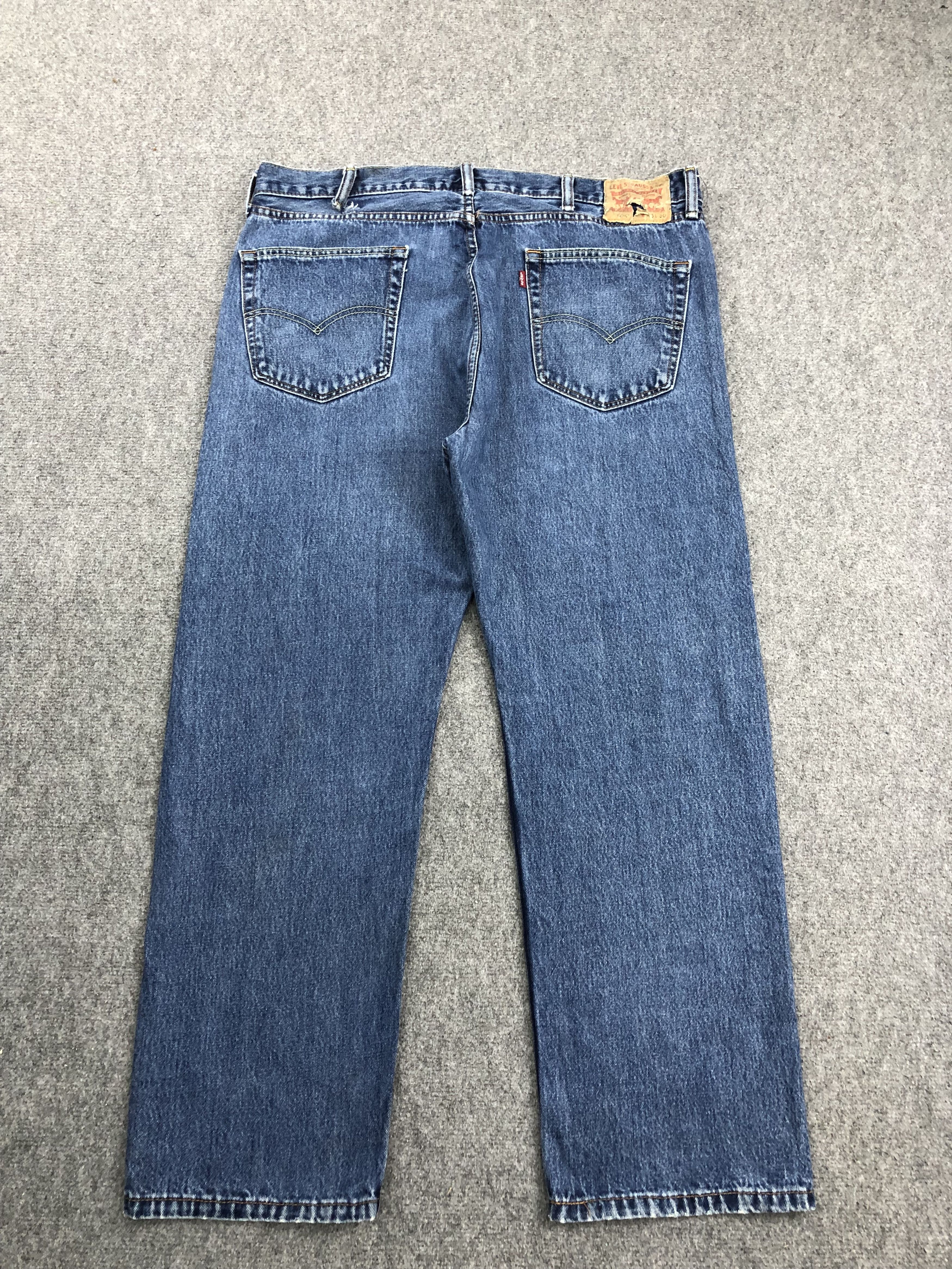 Levi's × Vintage Vintage Levis 505 Faded Blue Jeans DP1371 Size US 38 / EU 54 - 3 Thumbnail