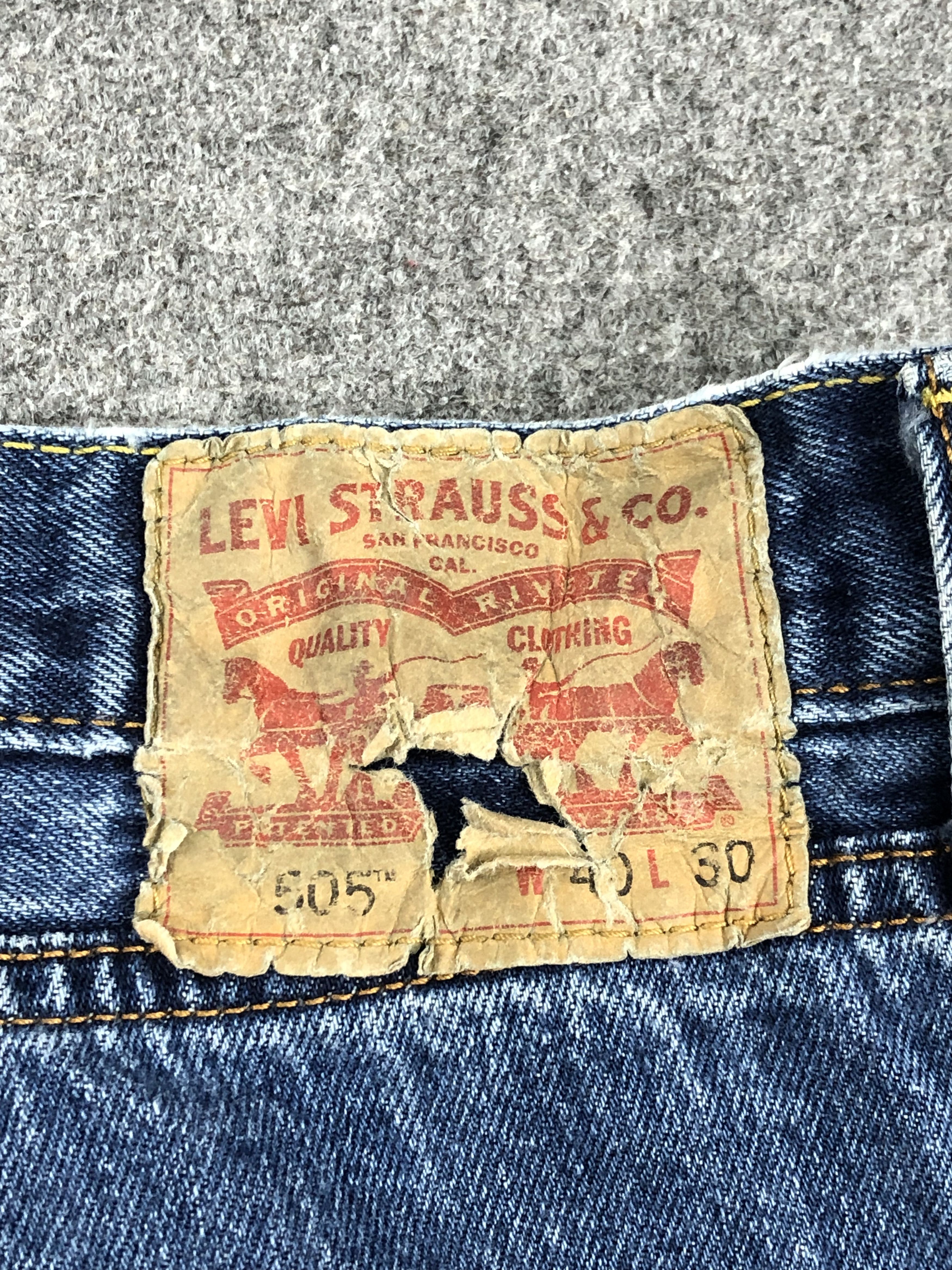Levi's × Vintage Vintage Levis 505 Faded Blue Jeans DP1371 Size US 38 / EU 54 - 5 Thumbnail