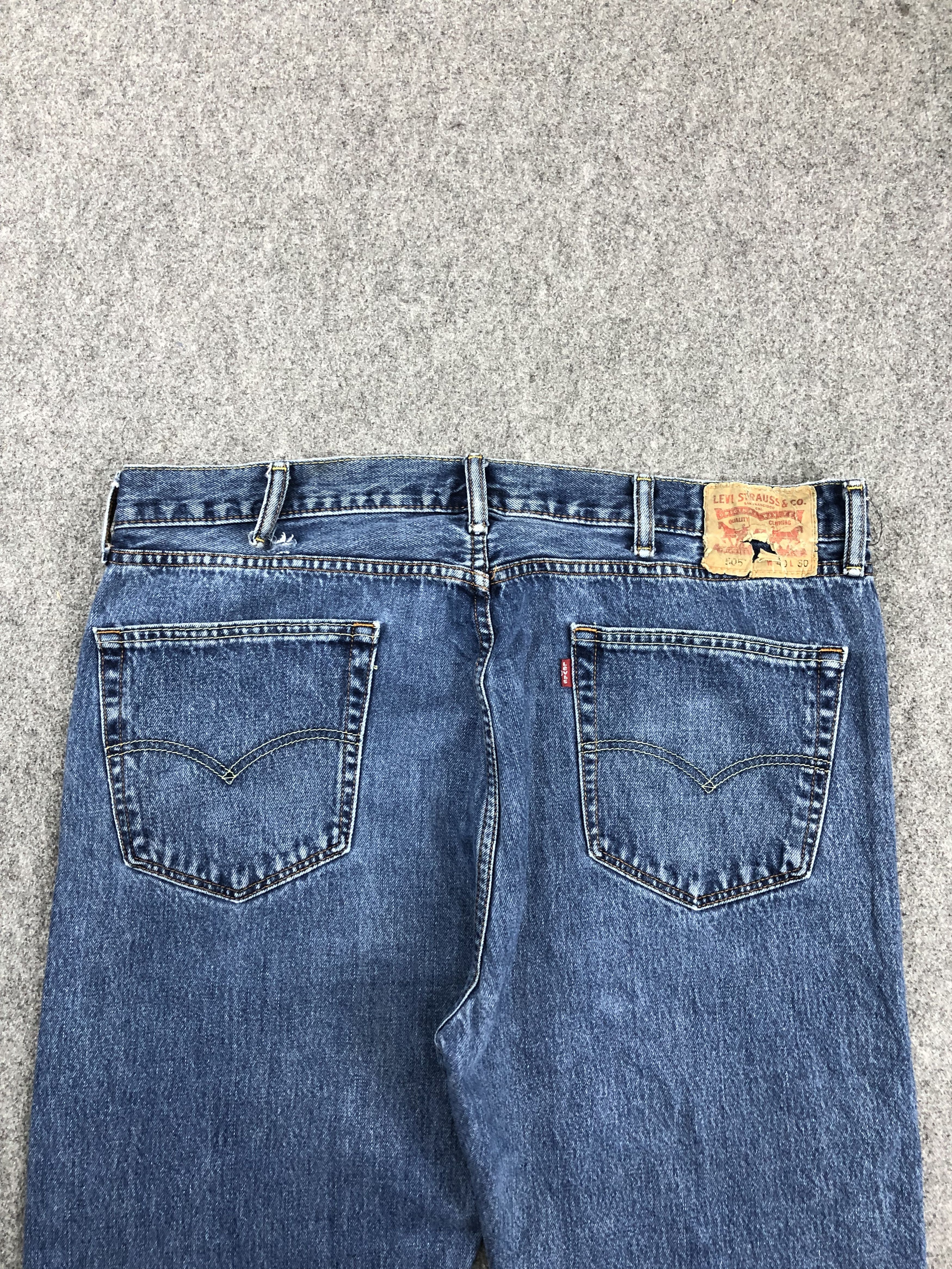 Levi's × Vintage Vintage Levis 505 Faded Blue Jeans DP1371 Size US 38 / EU 54 - 4 Thumbnail