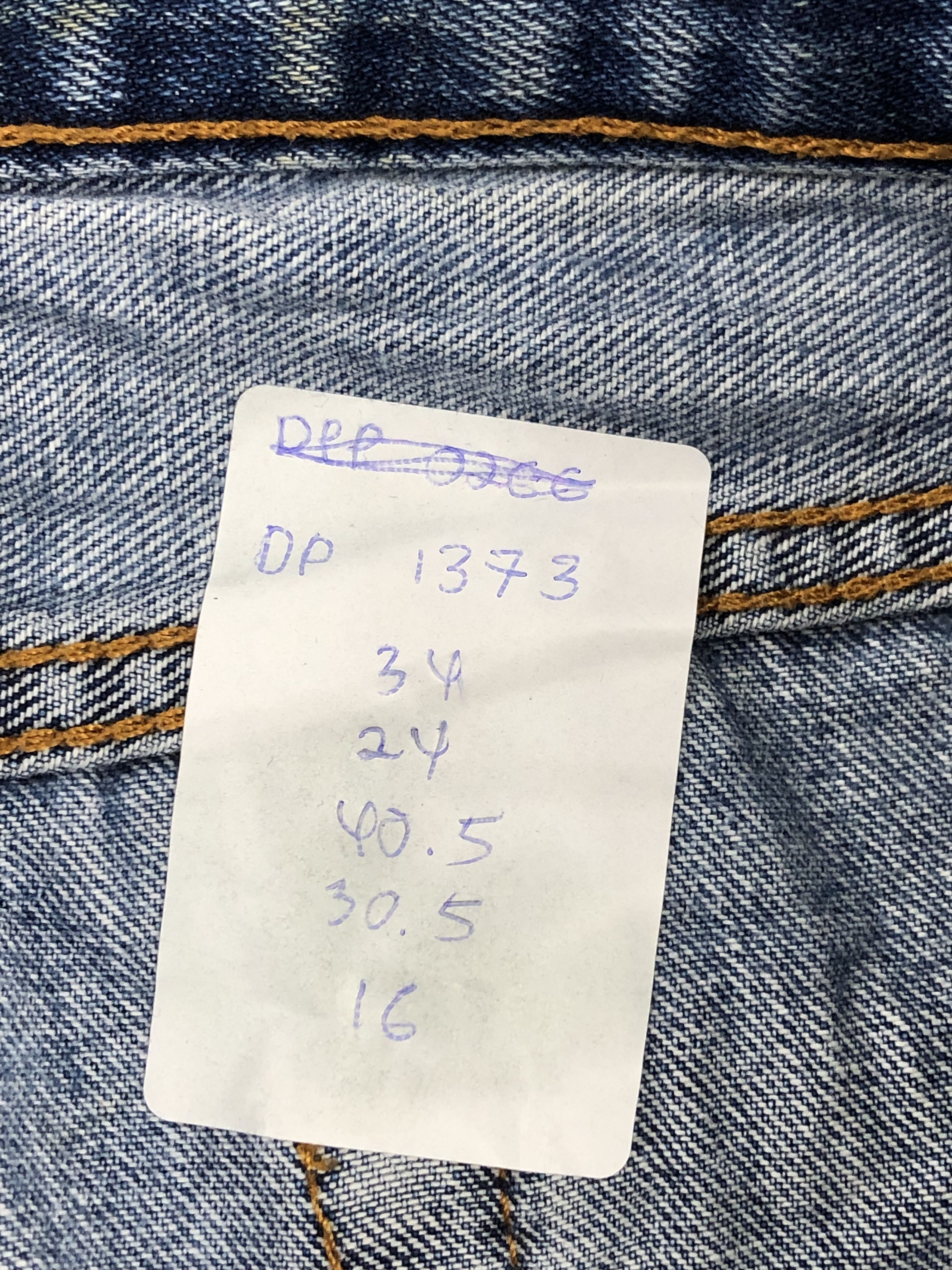 Levi's × Vintage Vintage Levis 505 Faded Blue Dirty Jeans Size US 34 / EU 50 - 12 Thumbnail