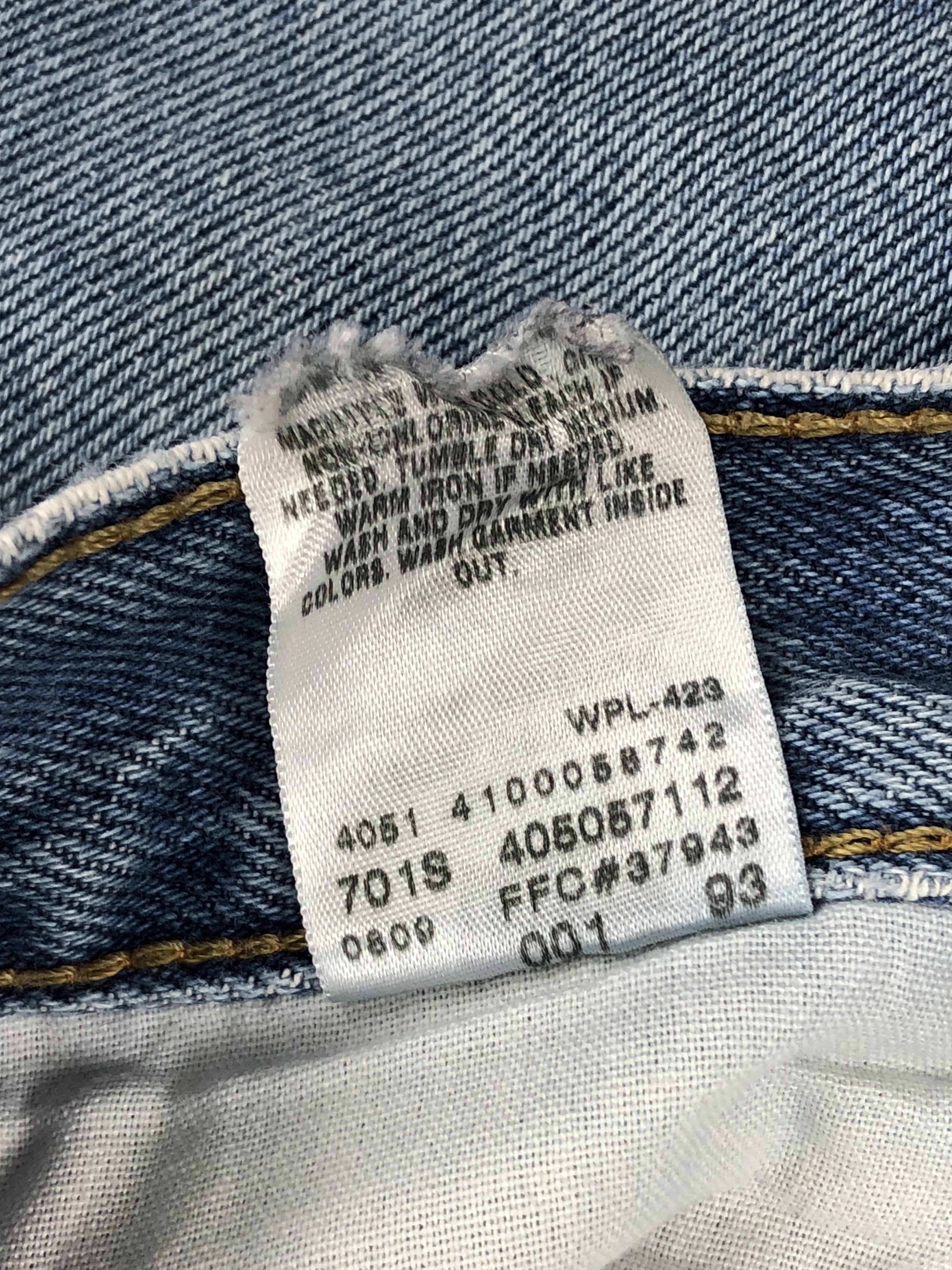 Levi's Vintage Levis 505 Faded Blue Jeans DP1375 Size US 31 - 7 Thumbnail