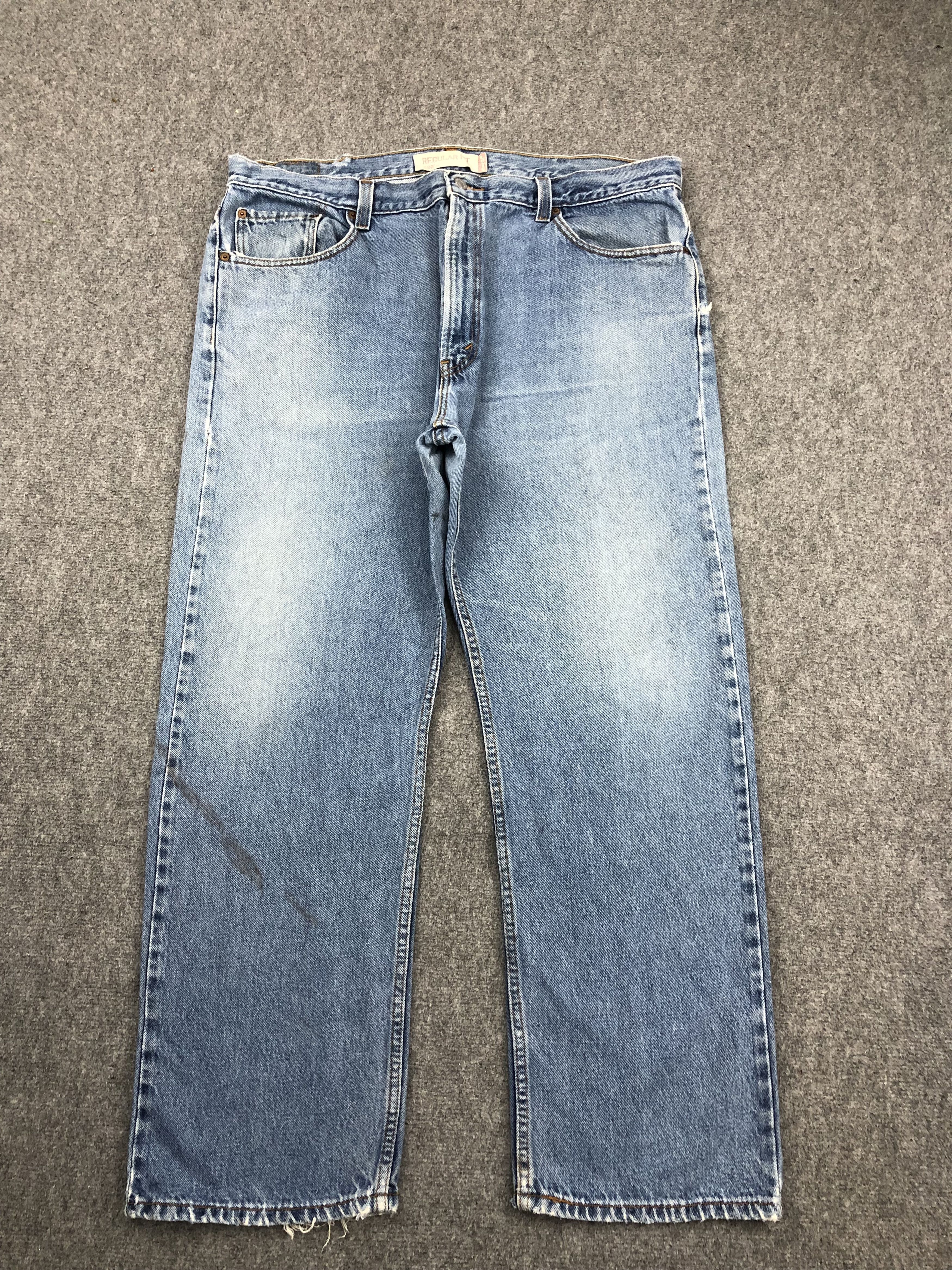 Levi's Vintage Levis 505 Faded Blue Jeans DP1375 Size US 31 - 1 Thumbnail