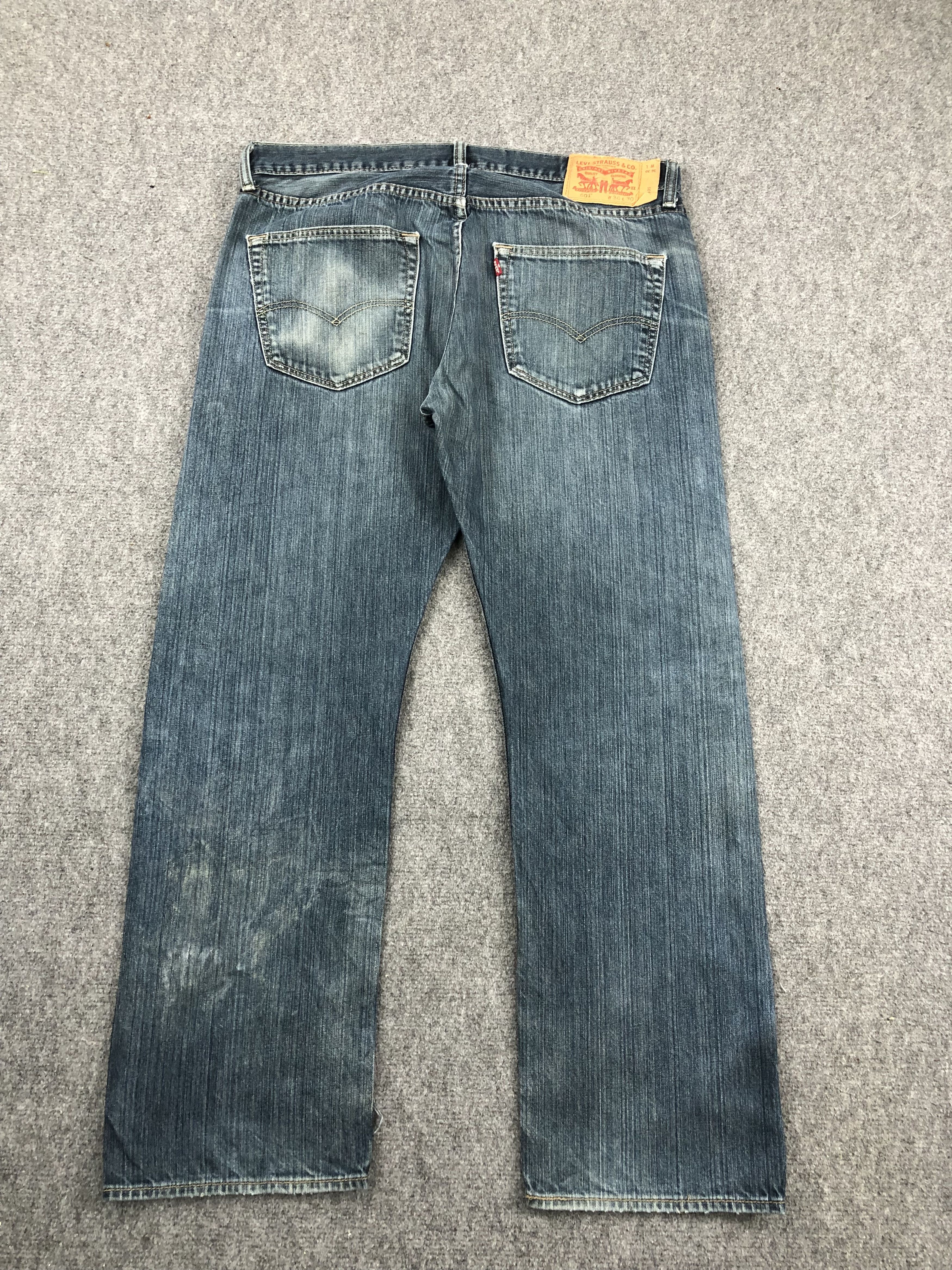 Levi's Vintage Levis 501 Faded Blue Jeans DP1379 Size US 36 / EU 52 - 3 Thumbnail