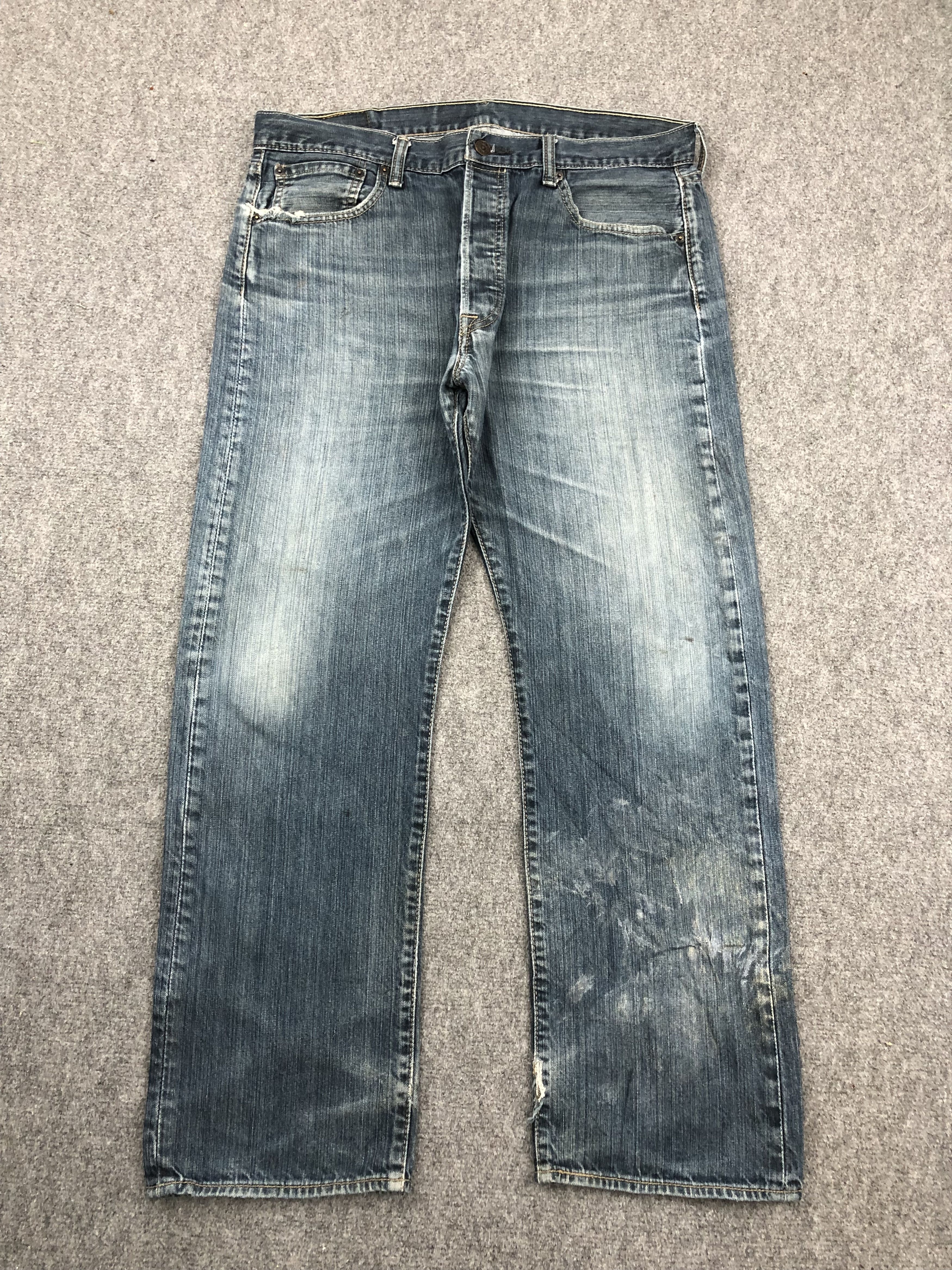 Levi's Vintage Levis 501 Faded Blue Jeans DP1379 Size US 36 / EU 52 - 1 Thumbnail