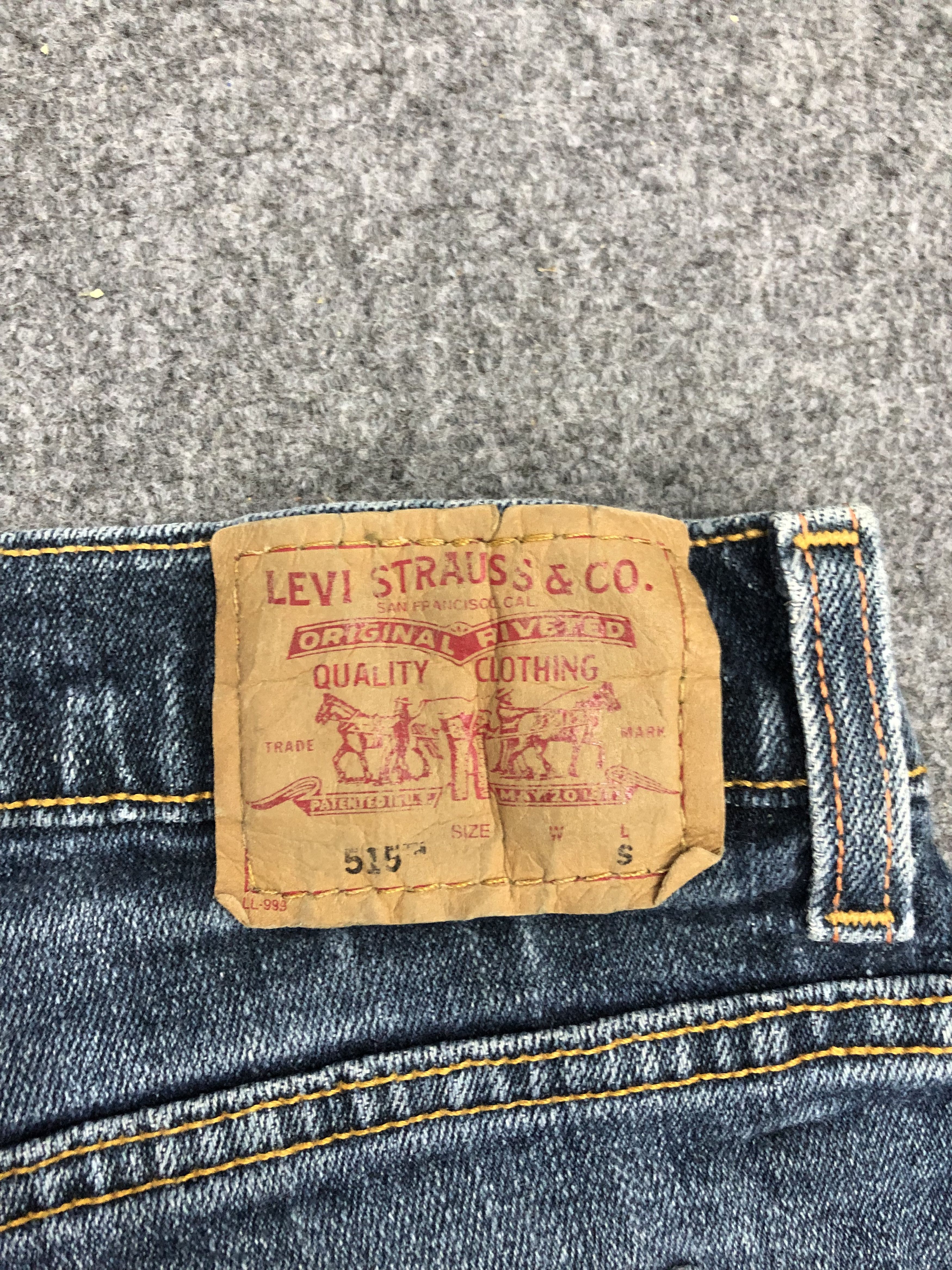 Levi's Vintage Levis 515 Flared Bootcut Women Jeans DP1117 Size US 35 - 5 Thumbnail