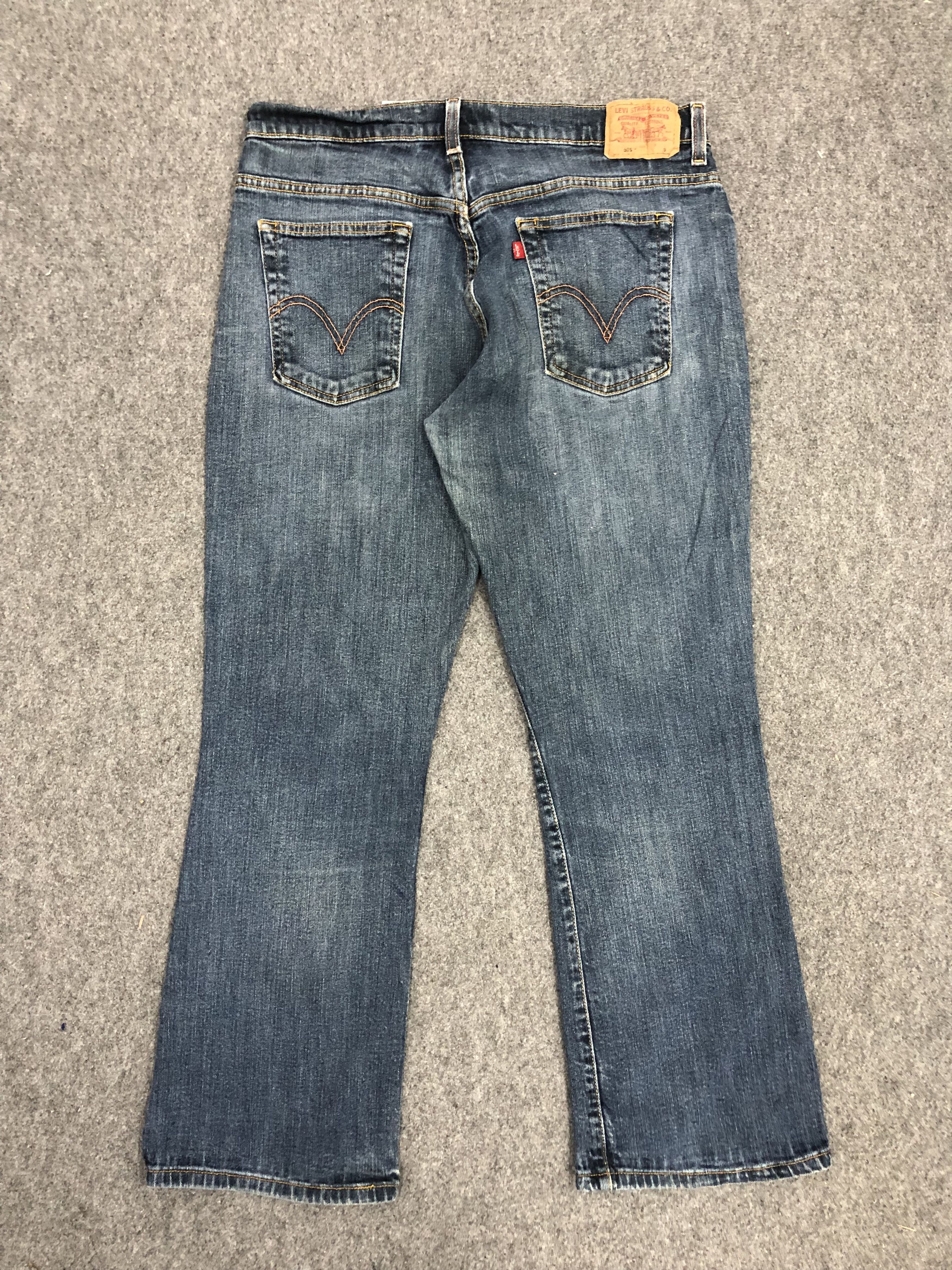 Levi's Vintage Levis 515 Flared Bootcut Women Jeans DP1117 Size US 35 - 3 Thumbnail