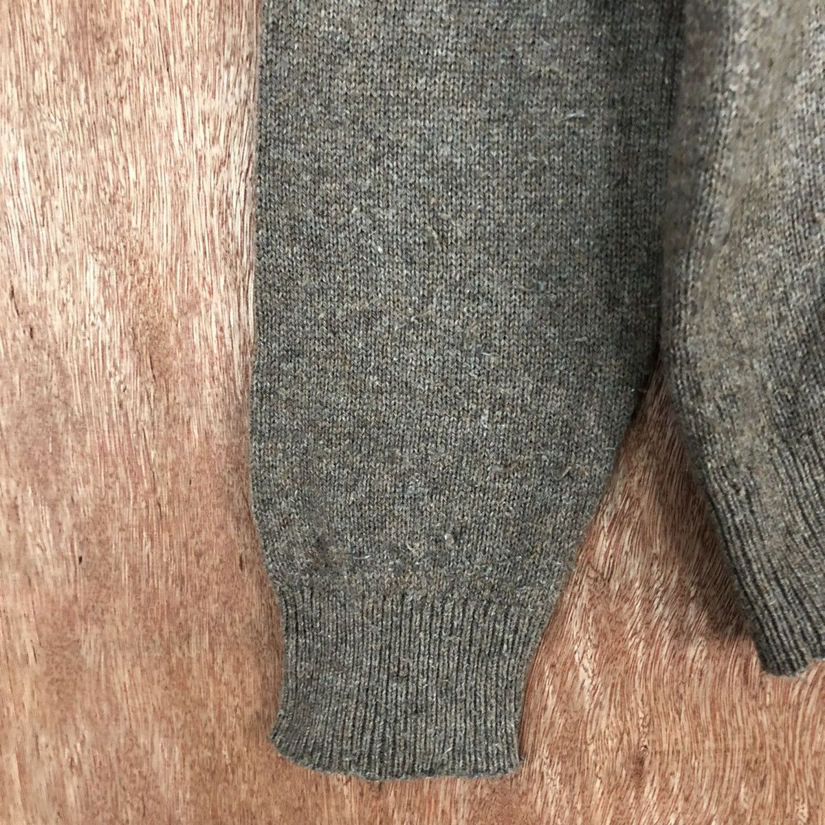 Vintage Topvalu Brown plain Knitwear sweatshirt #c840 Size US M / EU 48-50 / 2 - 6 Thumbnail