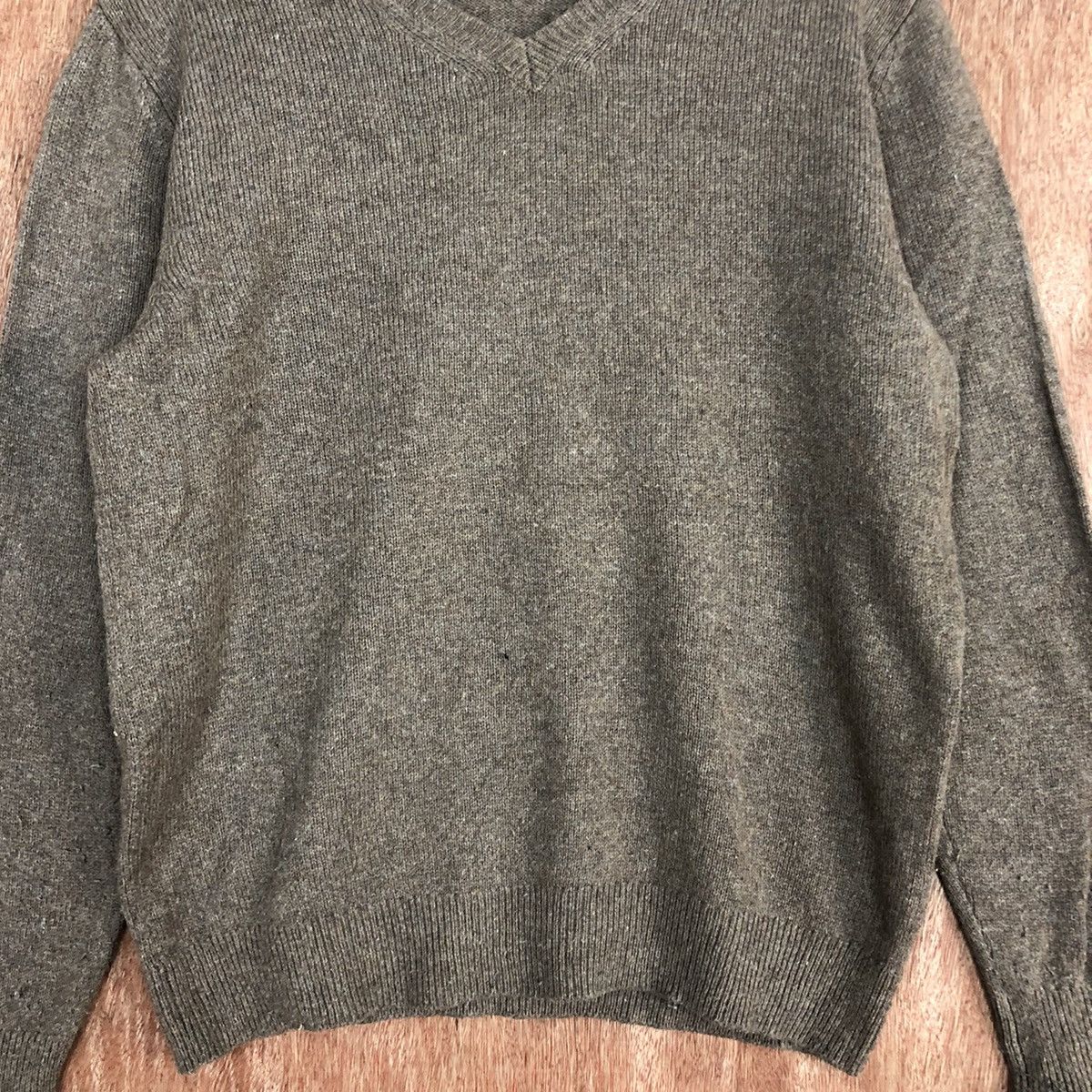 Vintage Topvalu Brown plain Knitwear sweatshirt #c840 Size US M / EU 48-50 / 2 - 8 Thumbnail
