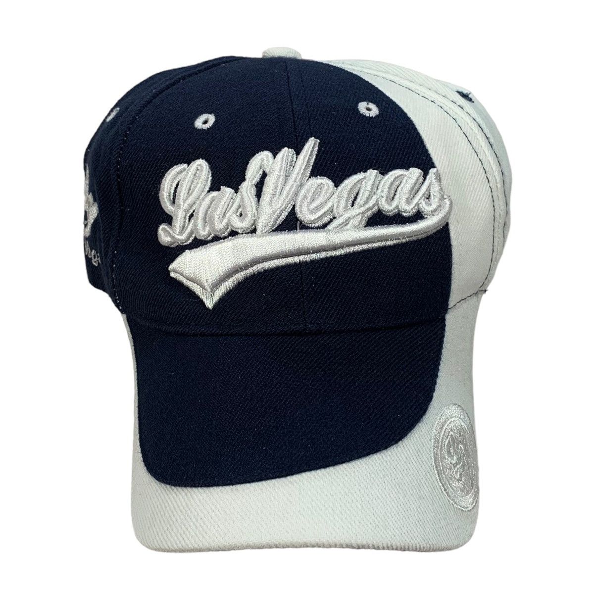 Vintage VTG Sam’s Cap Las Vegas Nevada Blue Wool Blend Strapback Hat Size ONE SIZE - 1 Thumbnail