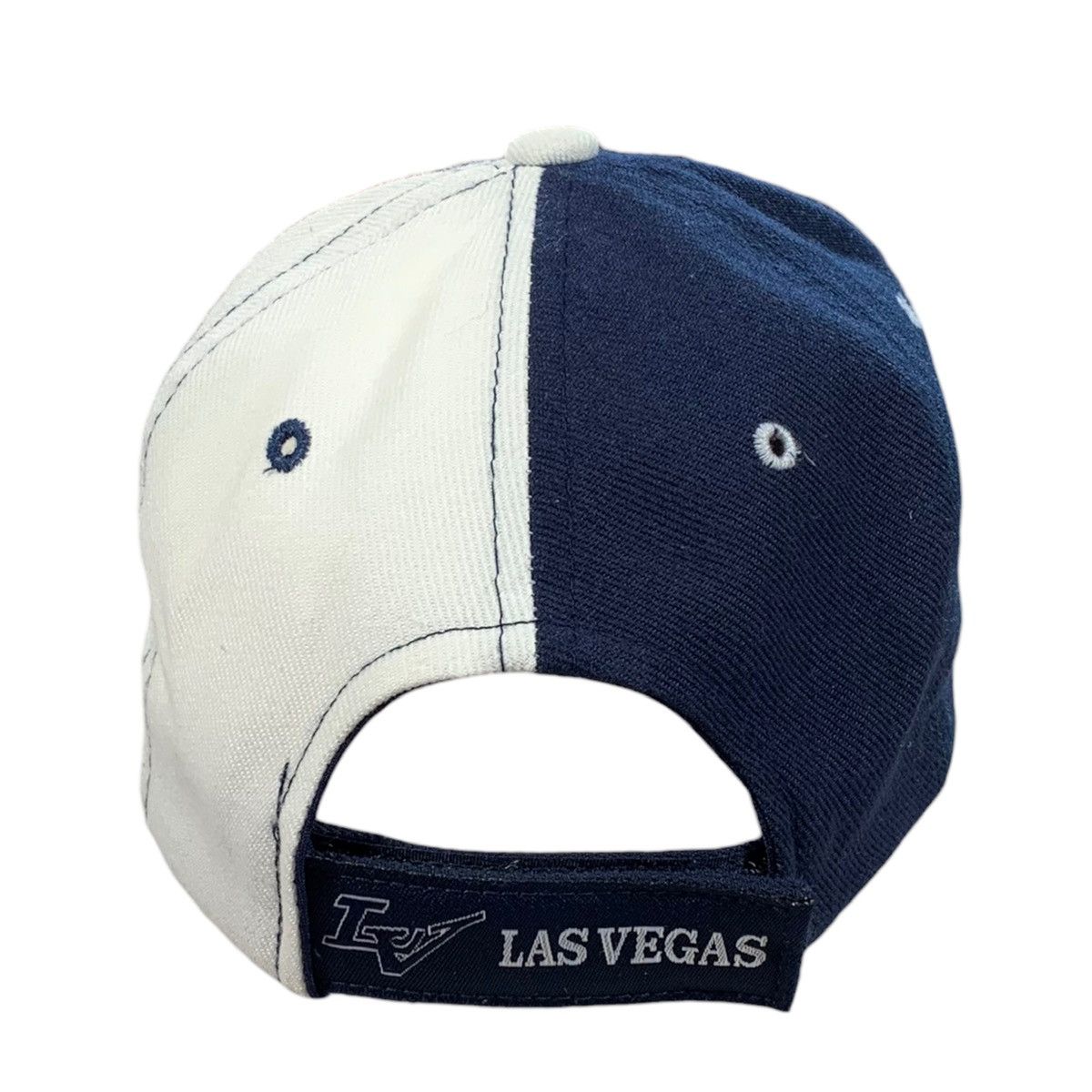 Vintage VTG Sam’s Cap Las Vegas Nevada Blue Wool Blend Strapback Hat Size ONE SIZE - 4 Thumbnail