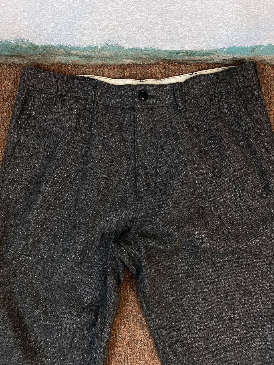 Global Work vintage global work wool pants salt and pepper design Size US 34 / EU 50 - 7 Thumbnail