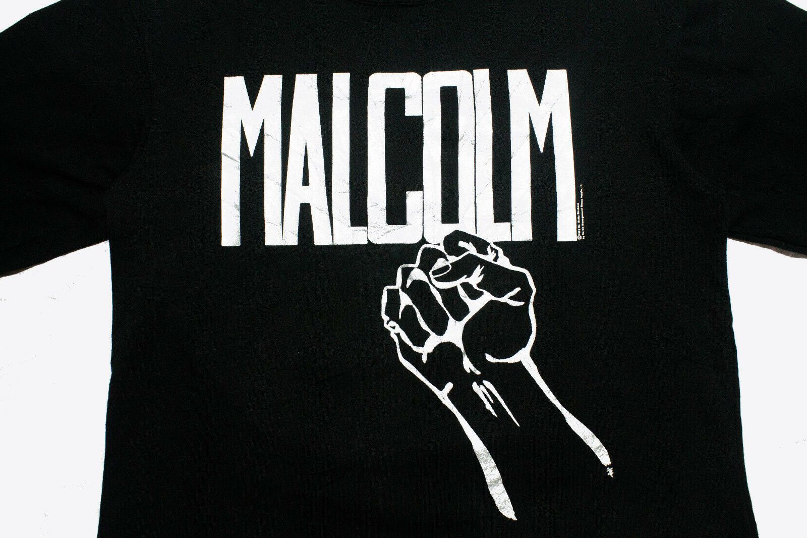 Rap Tees × Vintage 1992 90s Malcolm X Hoodie Sweatshirt Dr. Betty Shabazz Size US L / EU 52-54 / 3 - 2 Thumbnail