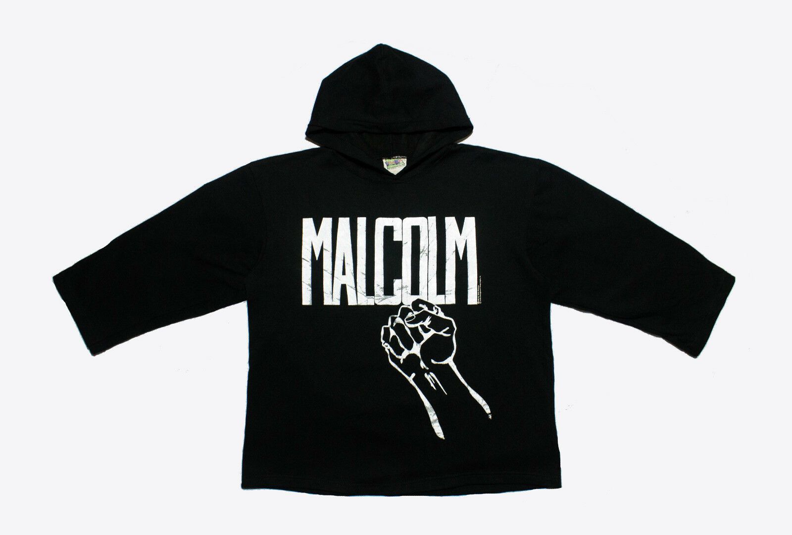 Malcolm X × Rap Tees × Vintage 1992 90s Malcolm X Hoodie 