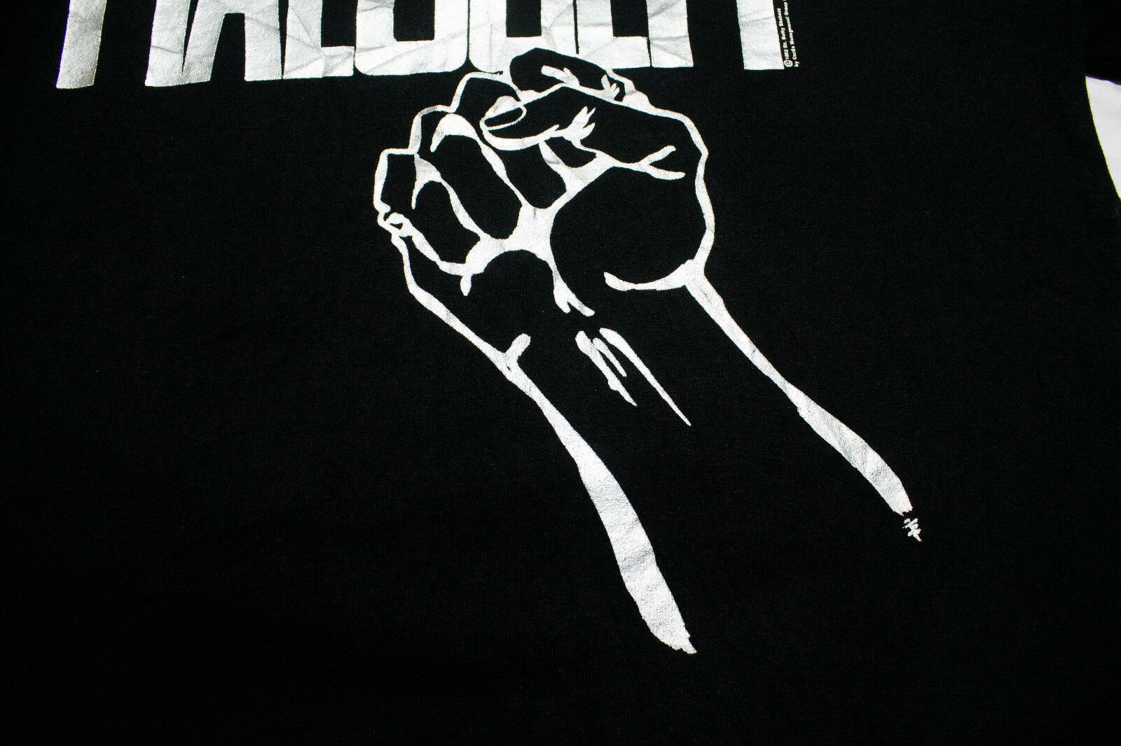 Rap Tees × Vintage 1992 90s Malcolm X Hoodie Sweatshirt Dr. Betty Shabazz Size US L / EU 52-54 / 3 - 4 Thumbnail