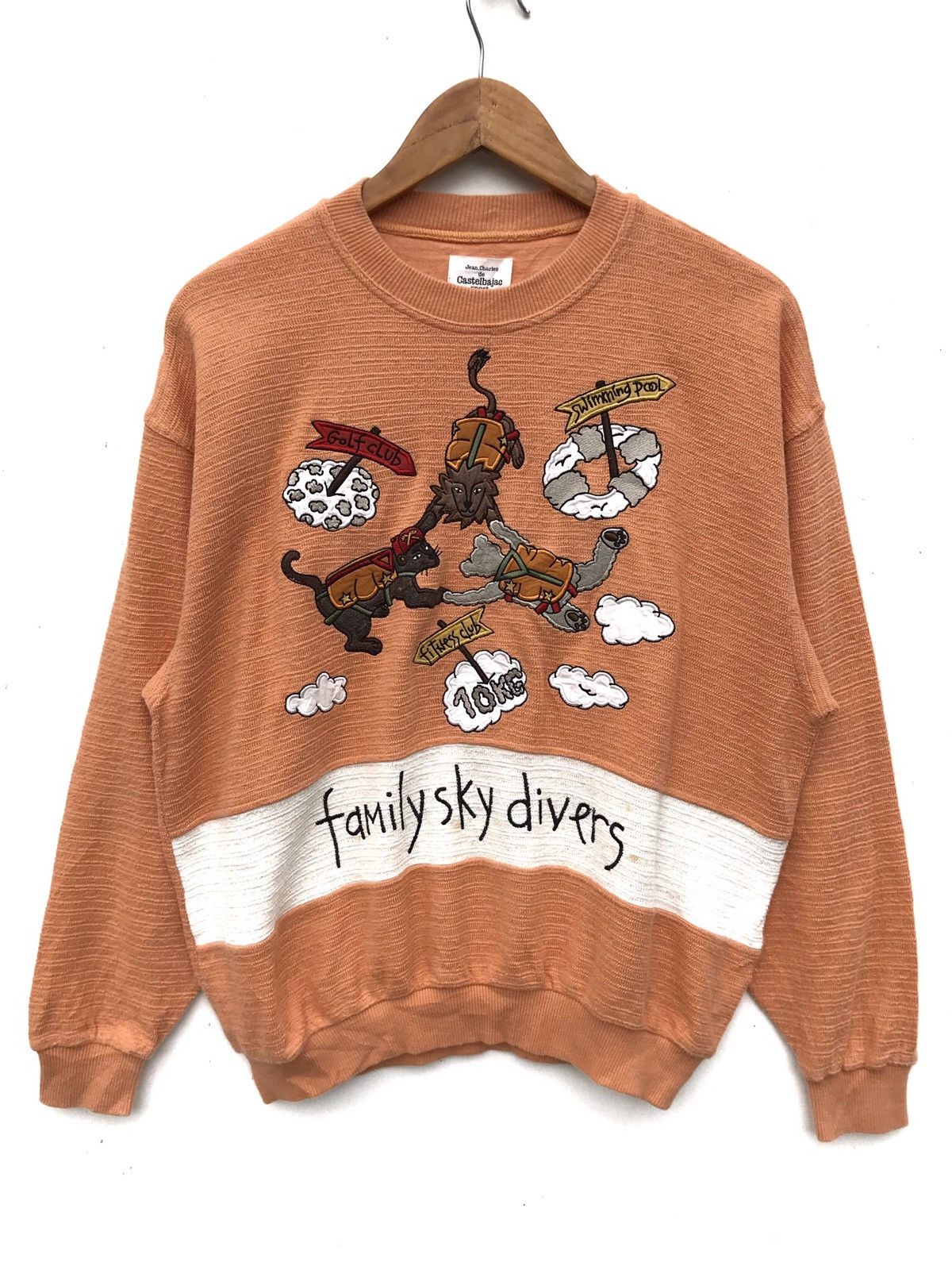Jean Charles De Castelbajac Vintage JEAN CHARLES DE CASTELBAJAC SPORT Sweatshirt Size US S / EU 44-46 / 1 - 2 Thumbnail